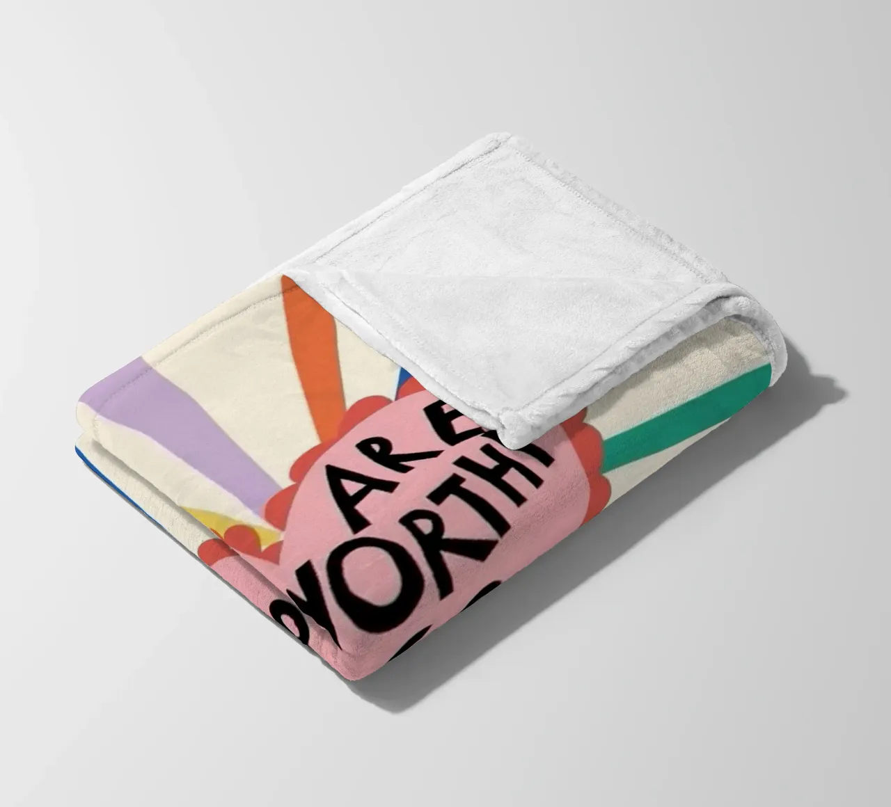 du bist so würdig Fleecedecke von art quots shop