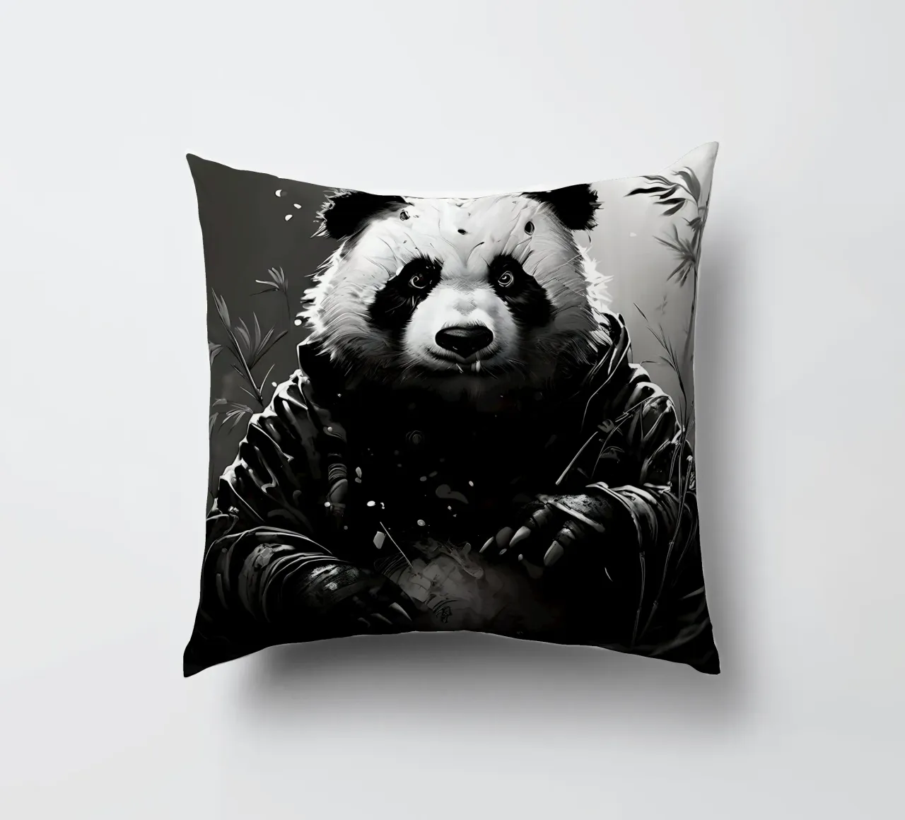 Panda_Stile_I_1 cuscino da Tierisch bunt by LK