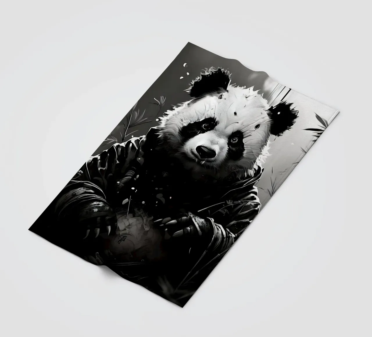 Panda_Stile_I_1 coperta in pile da Tierisch bunt by LK