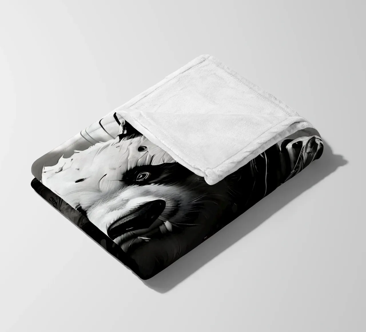 Panda_Stile_I_1 coperta in pile da Tierisch bunt by LK