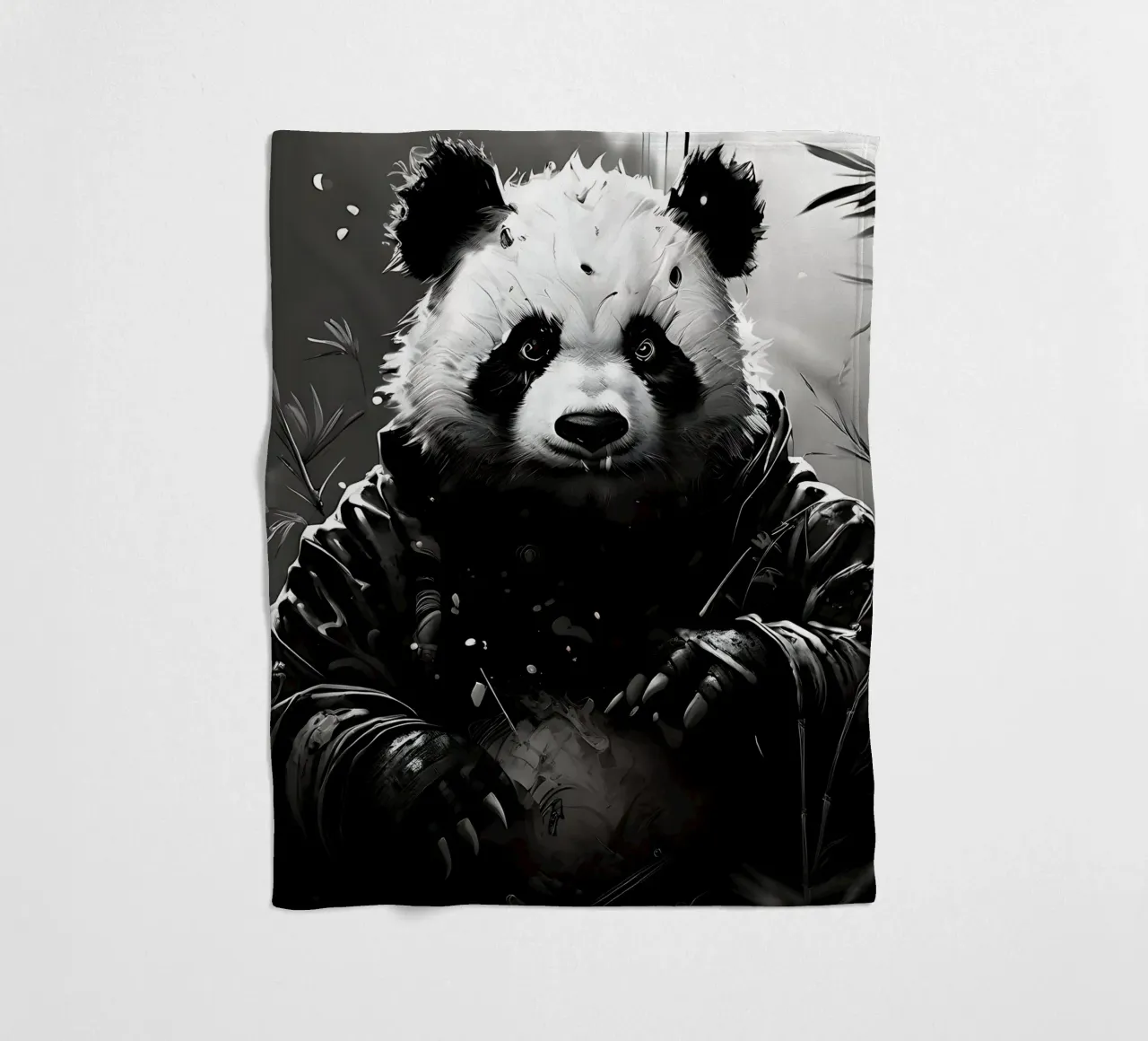 Panda_Stile_I_1 coperta in pile da Tierisch bunt by LK