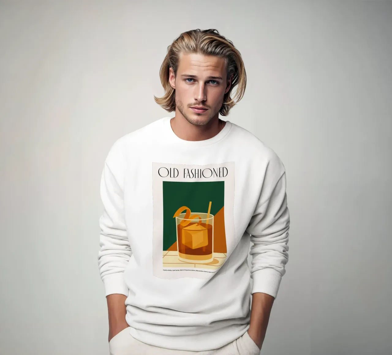 Old Fashioned Cocktail sudadera de Attaboy Dsgn