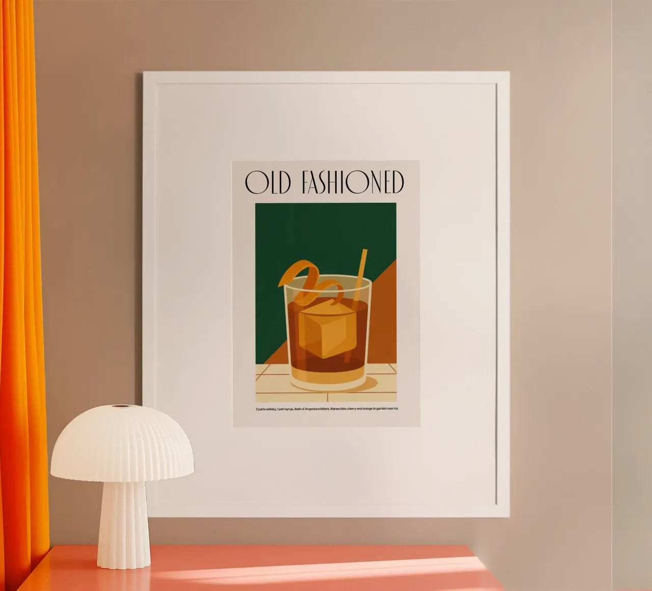 Old Fashioned Cocktail carta hahnemühle da Attaboy Dsgn