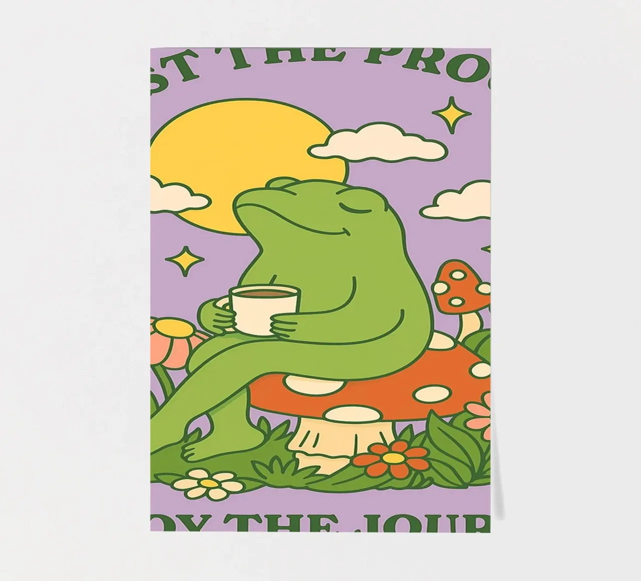Trust The Process Motivation sticker sheet by oneroad