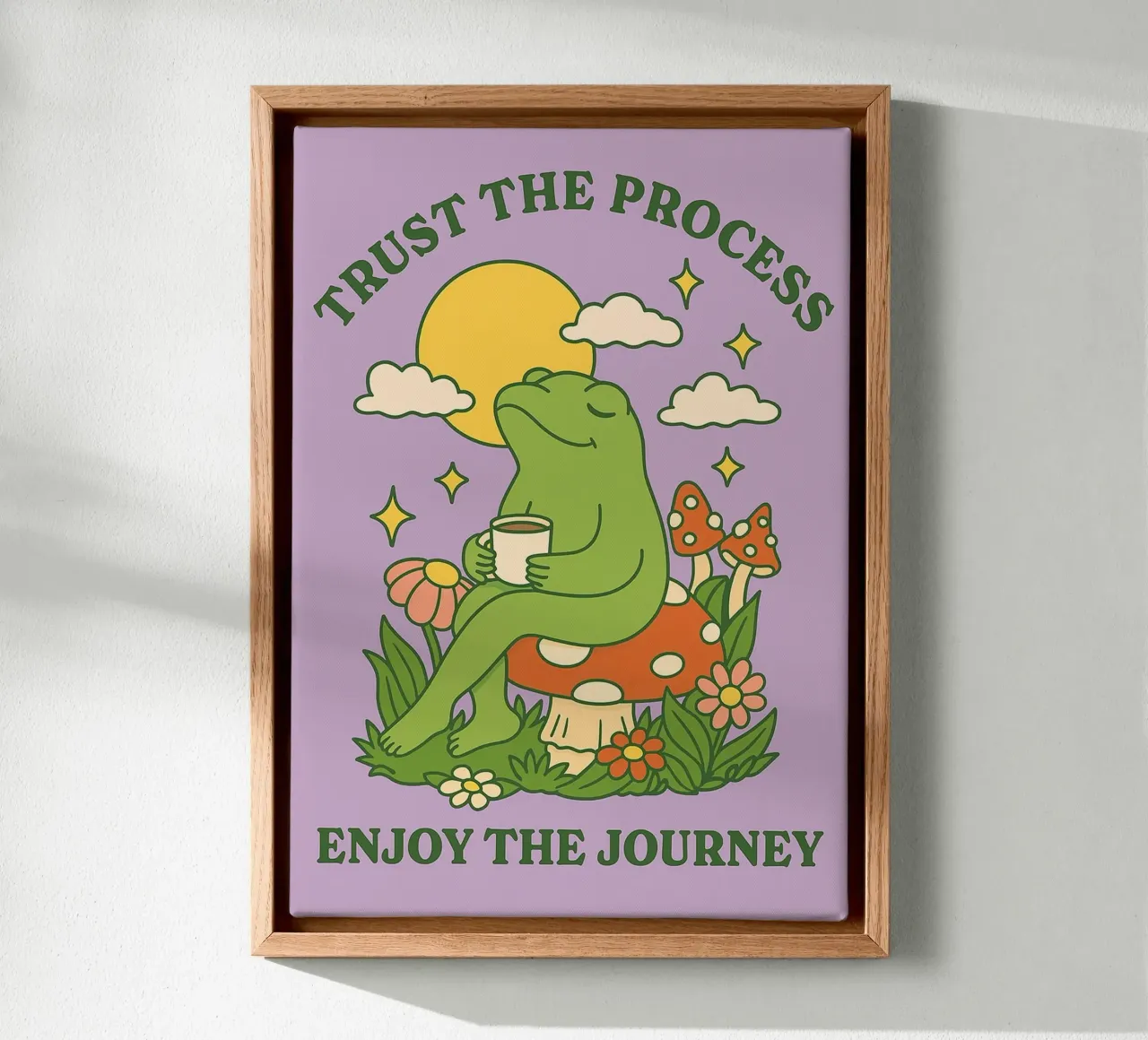 Trust The Process Motivation canvas by oneroad