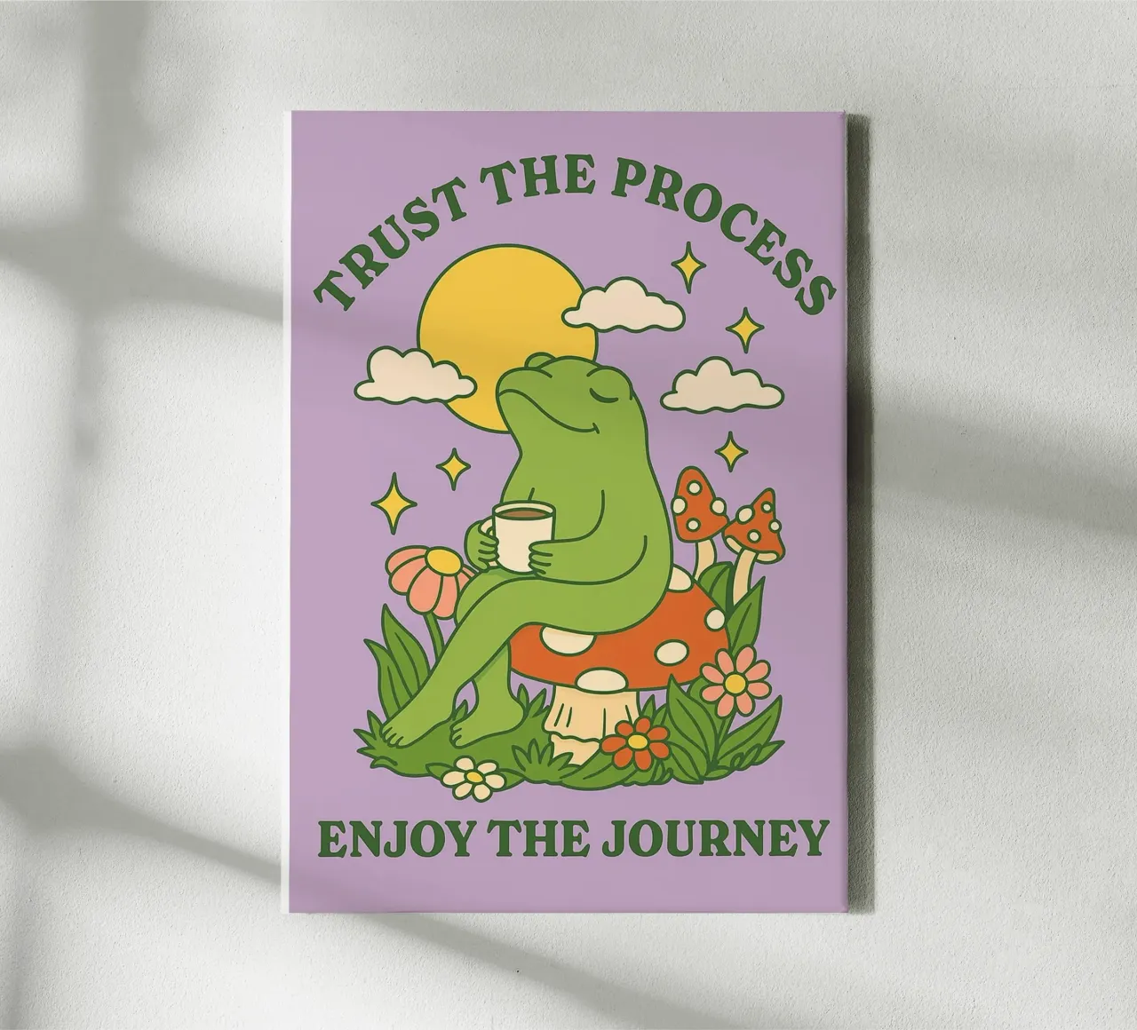 Trust The Process Motivation canvas by oneroad