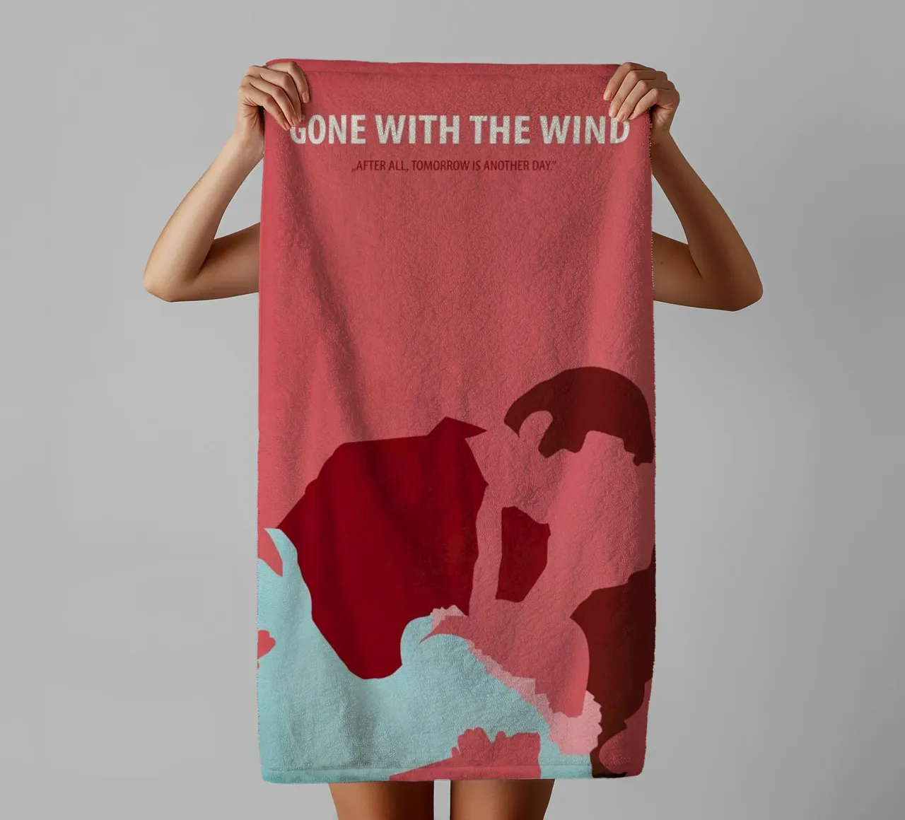 Gone with the Wind towel by Fräulein Fisher