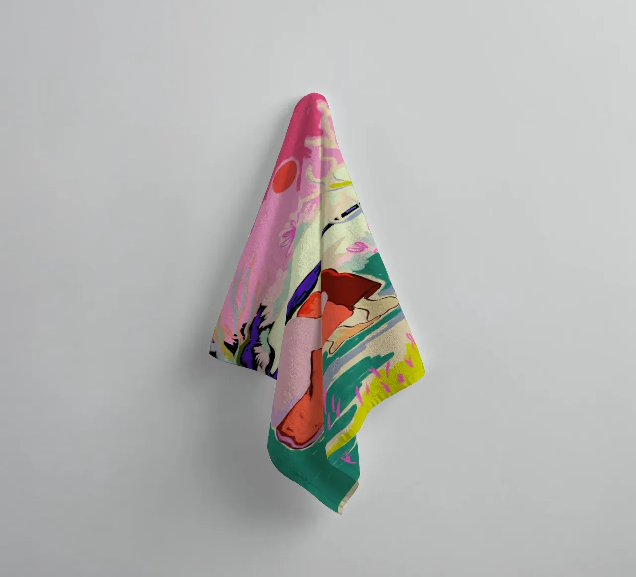 Looking Forward To The New Year asciugamano da bagno da Sandra Poliakov