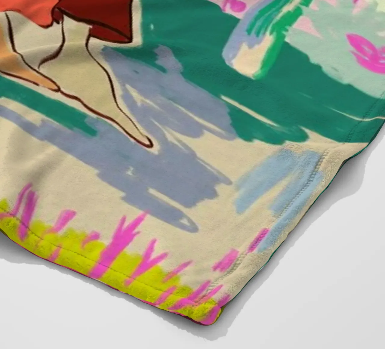Looking Forward To The New Year coperta in pile da Sandra Poliakov