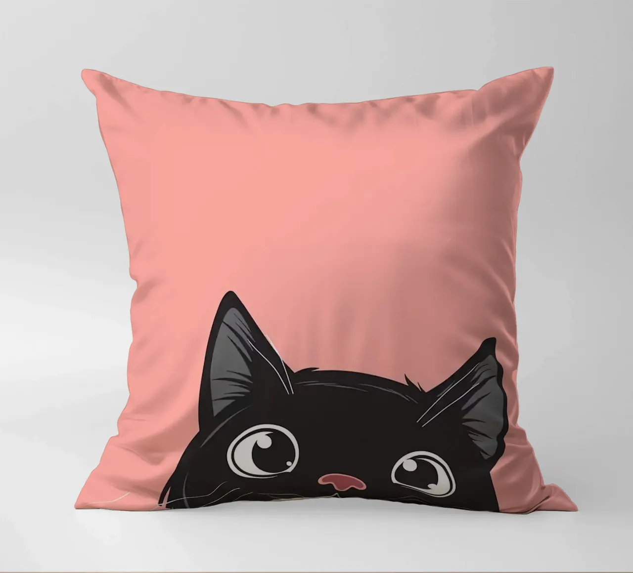 Cat Retro Minimal cuscino da Matthew P Link