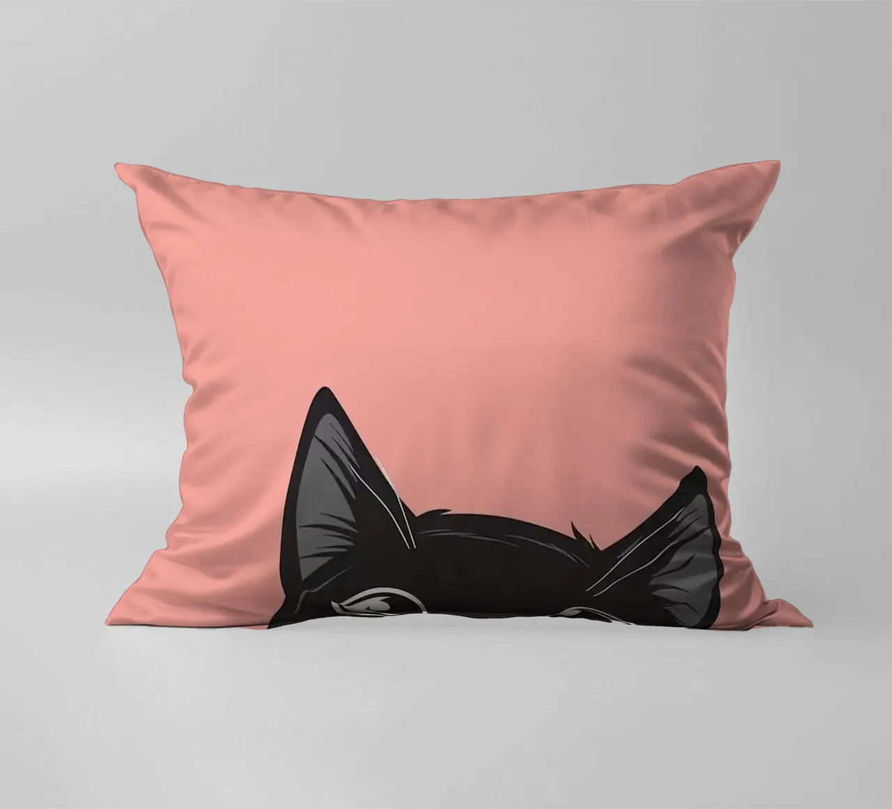 Cat Retro Minimal cuscino da Matthew P Link