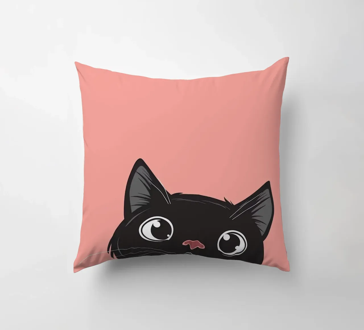 Cat Retro Minimal cuscino da Matthew P Link