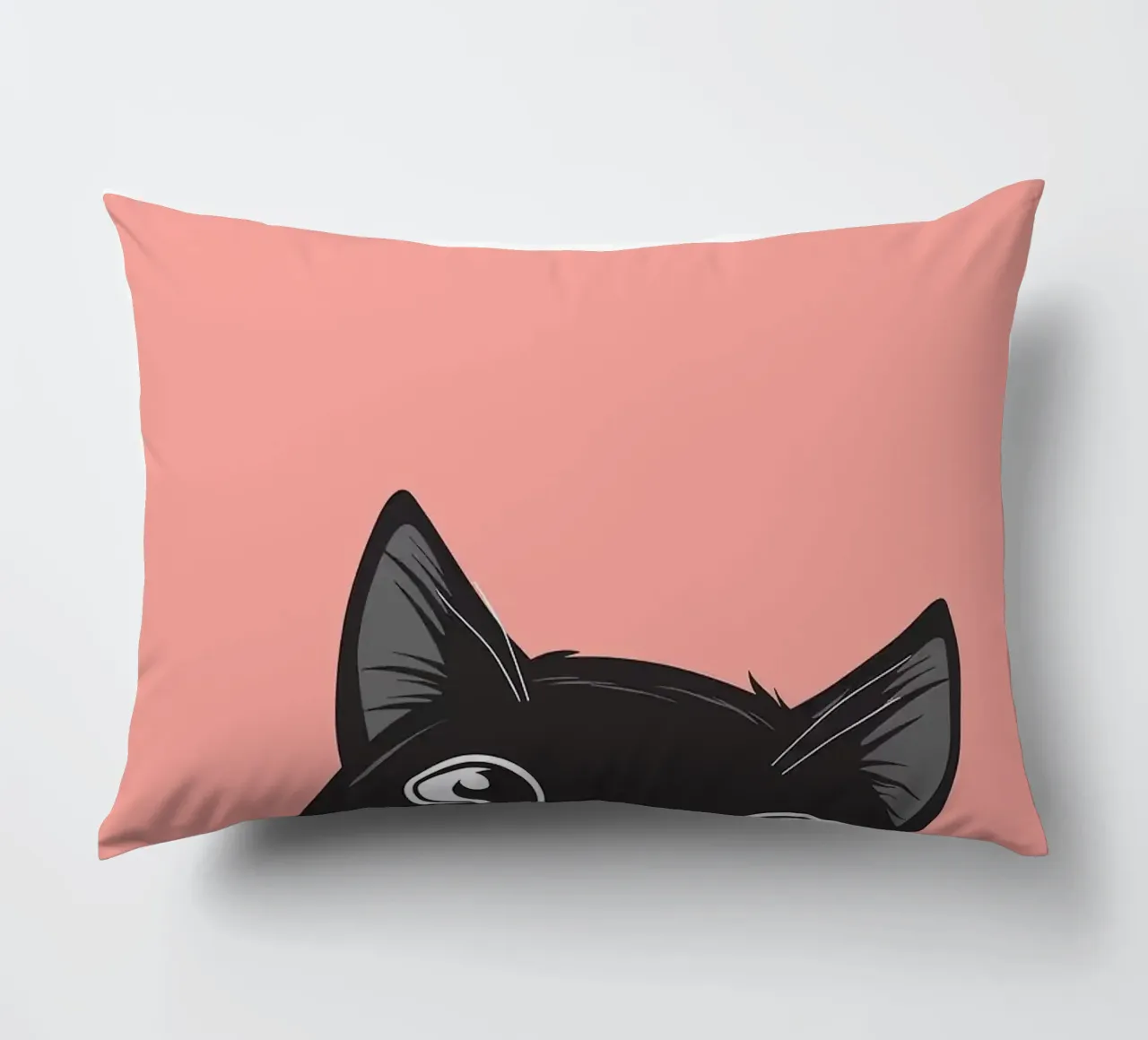 Cat Retro Minimal cuscino da Matthew P Link
