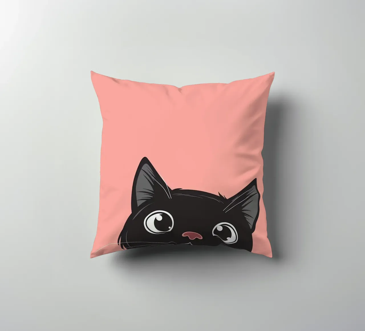 Cat Retro Minimal cuscino da Matthew P Link