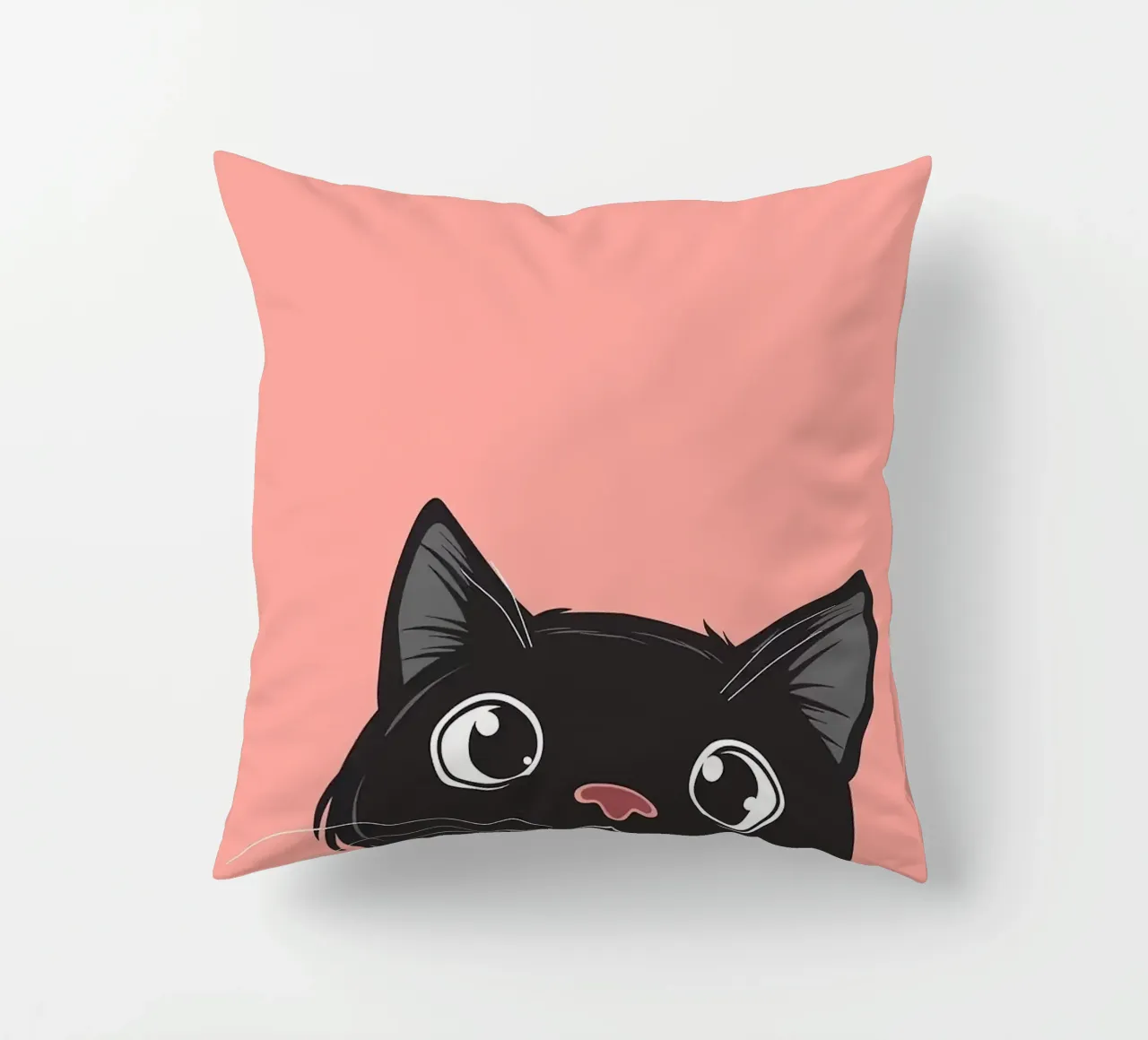 Cat Retro Minimal cuscino da Matthew P Link