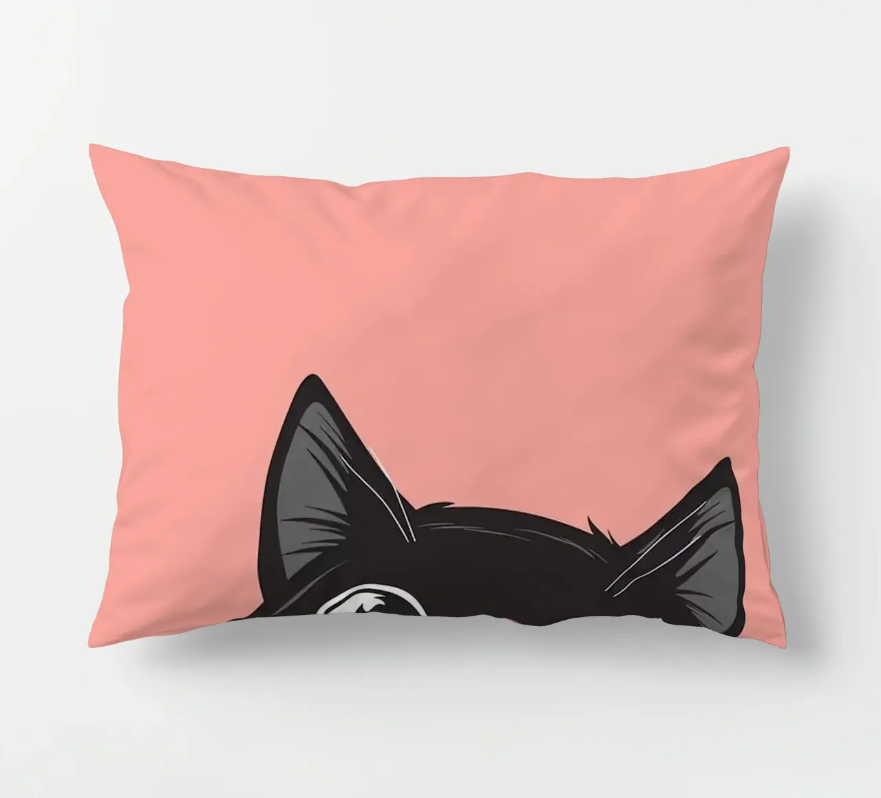 Cat Retro Minimal cuscino da Matthew P Link