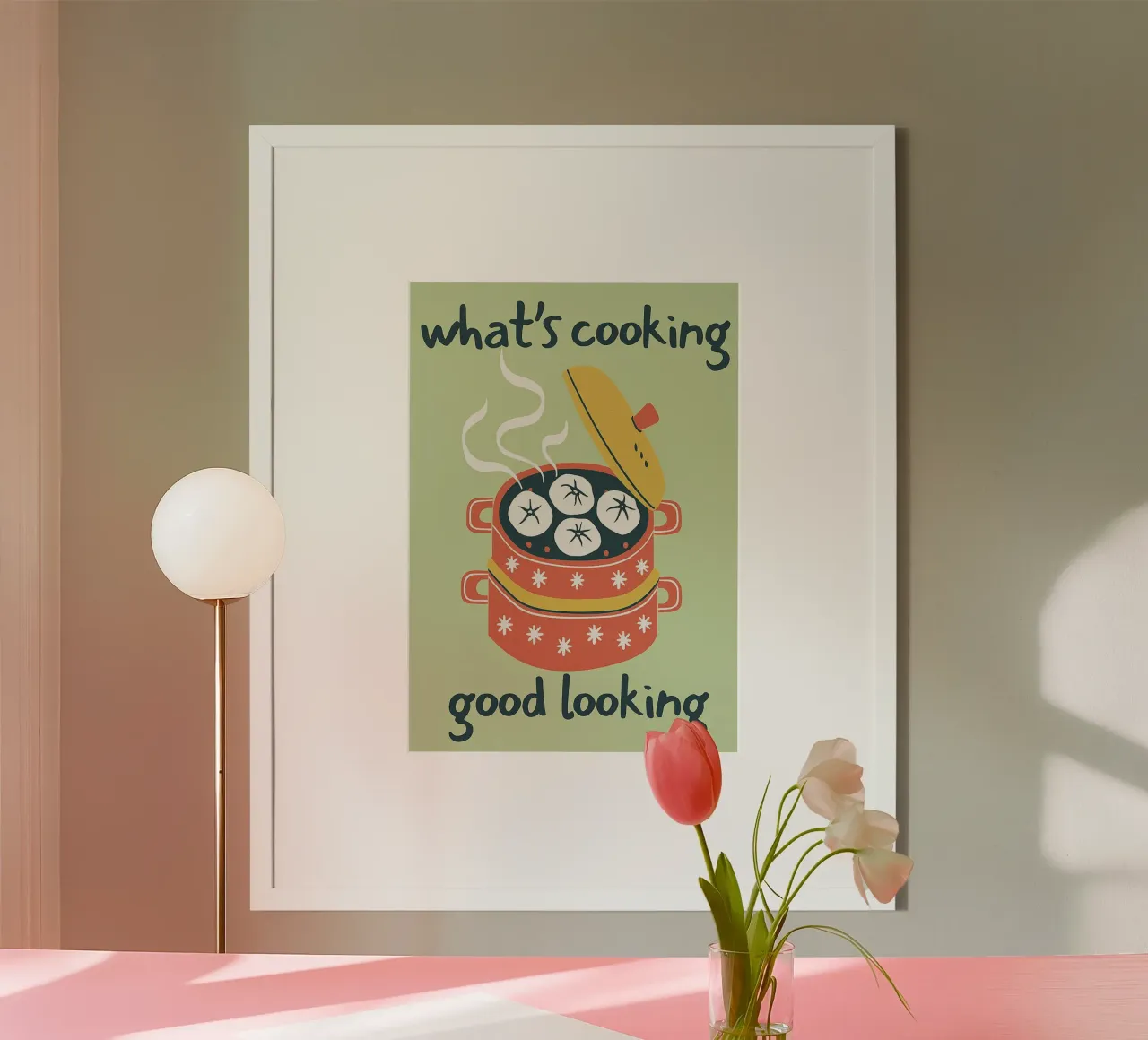 cosa sta cucinando cucina divertente e di bell'aspetto poster da oneroad