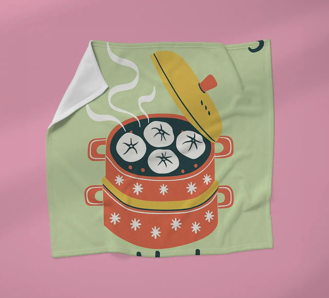 cosa sta cucinando cucina divertente e di bell'aspetto coperta in pile da oneroad