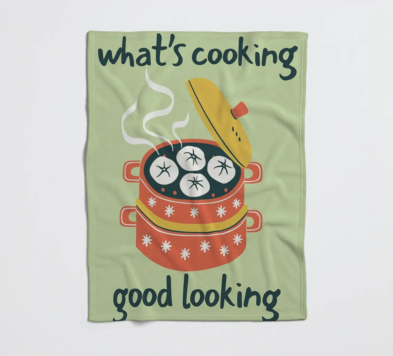 cosa sta cucinando cucina divertente e di bell'aspetto coperta in pile da oneroad