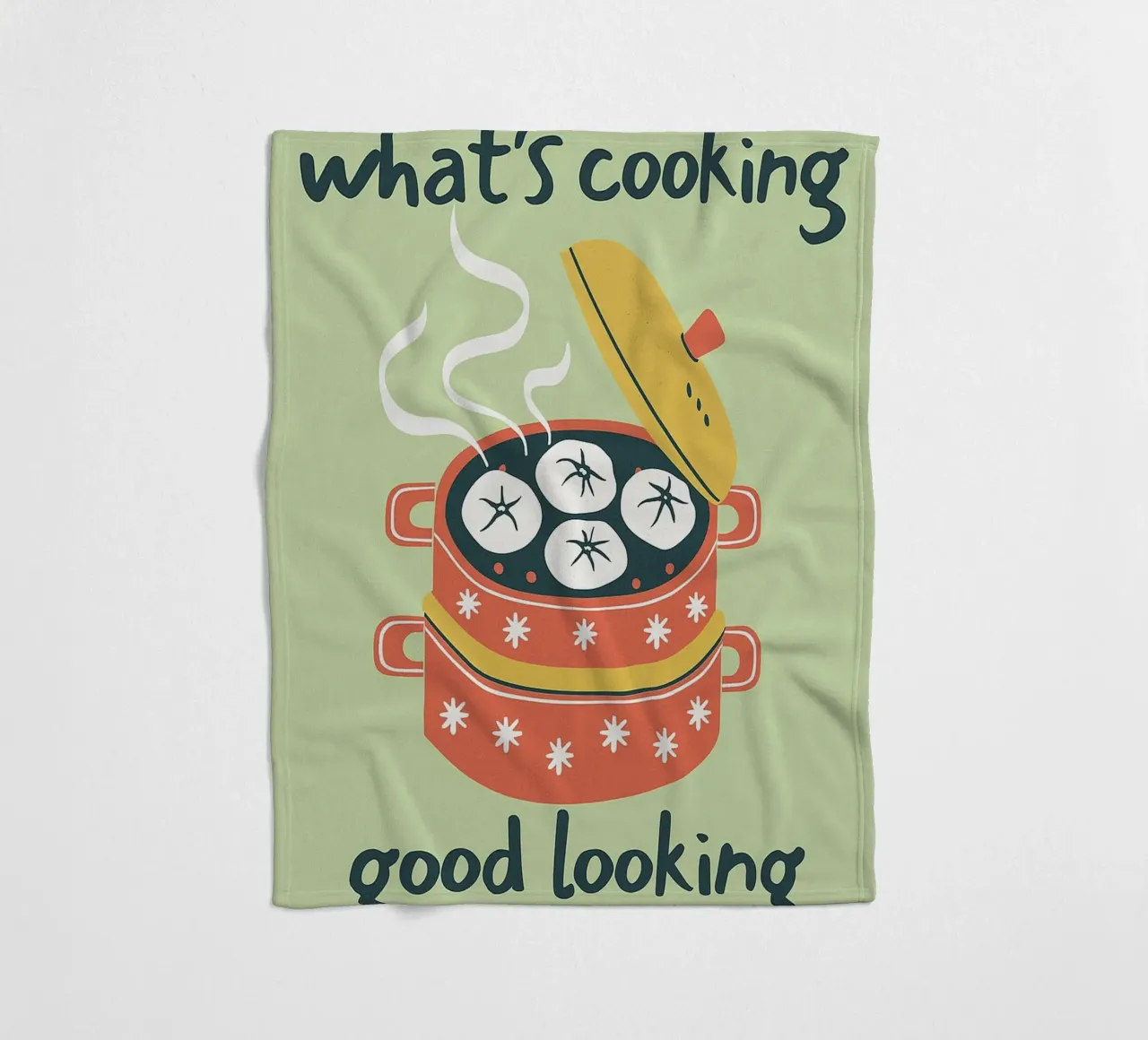 cosa sta cucinando cucina divertente e di bell'aspetto coperta in pile da oneroad