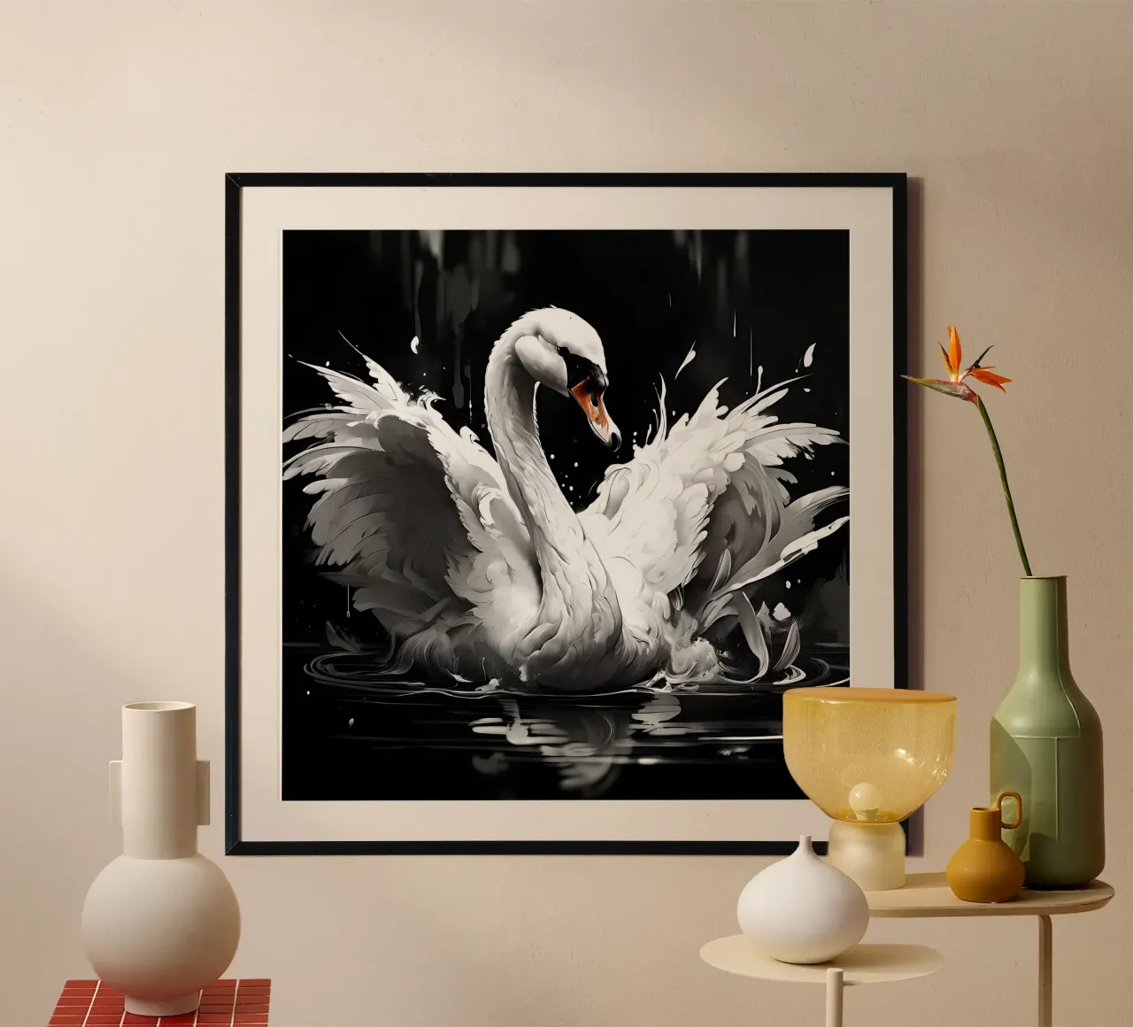 Stile_cigno_I_1 poster da Tierisch bunt by LK