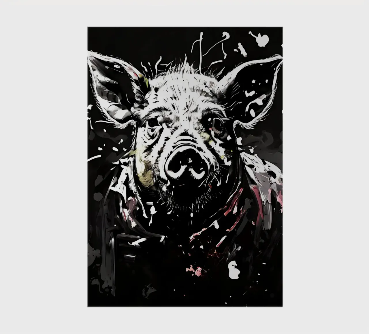 Pig_Style_I_1 notebook by Tierisch bunt by LK