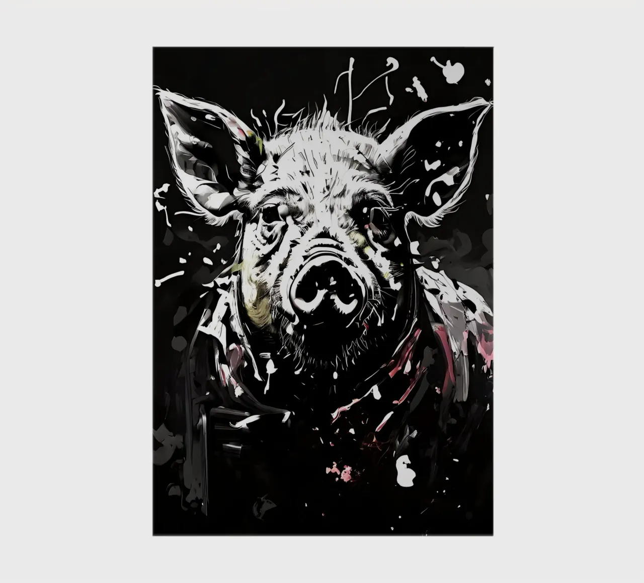 Pig_Style_I_1 notebook by Tierisch bunt by LK