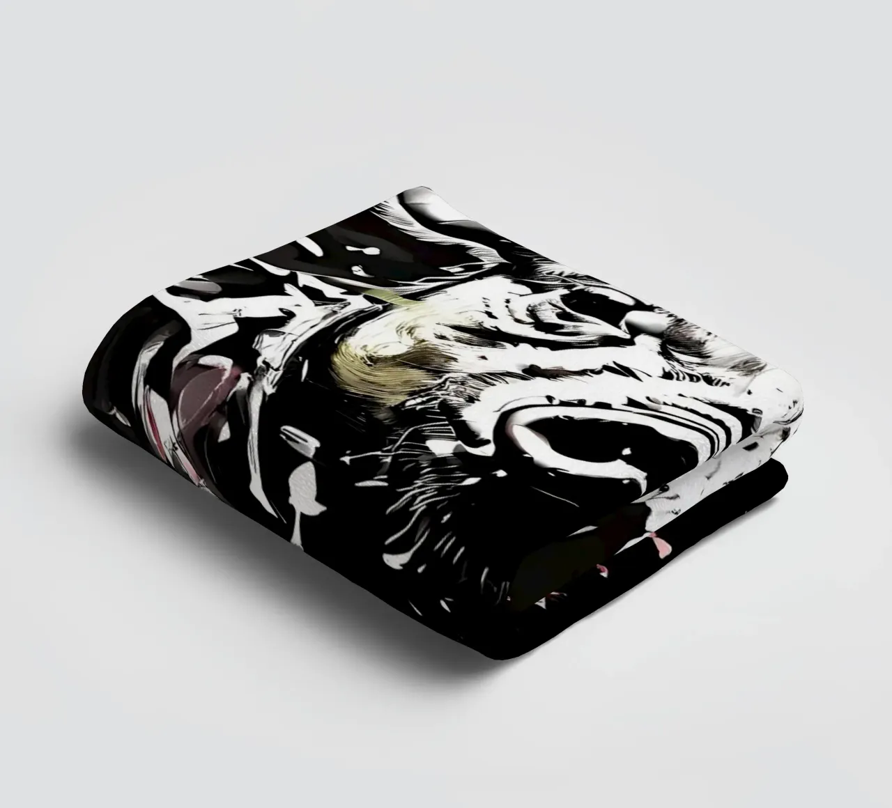 Pig_Style_I_1 towel by Tierisch bunt by LK