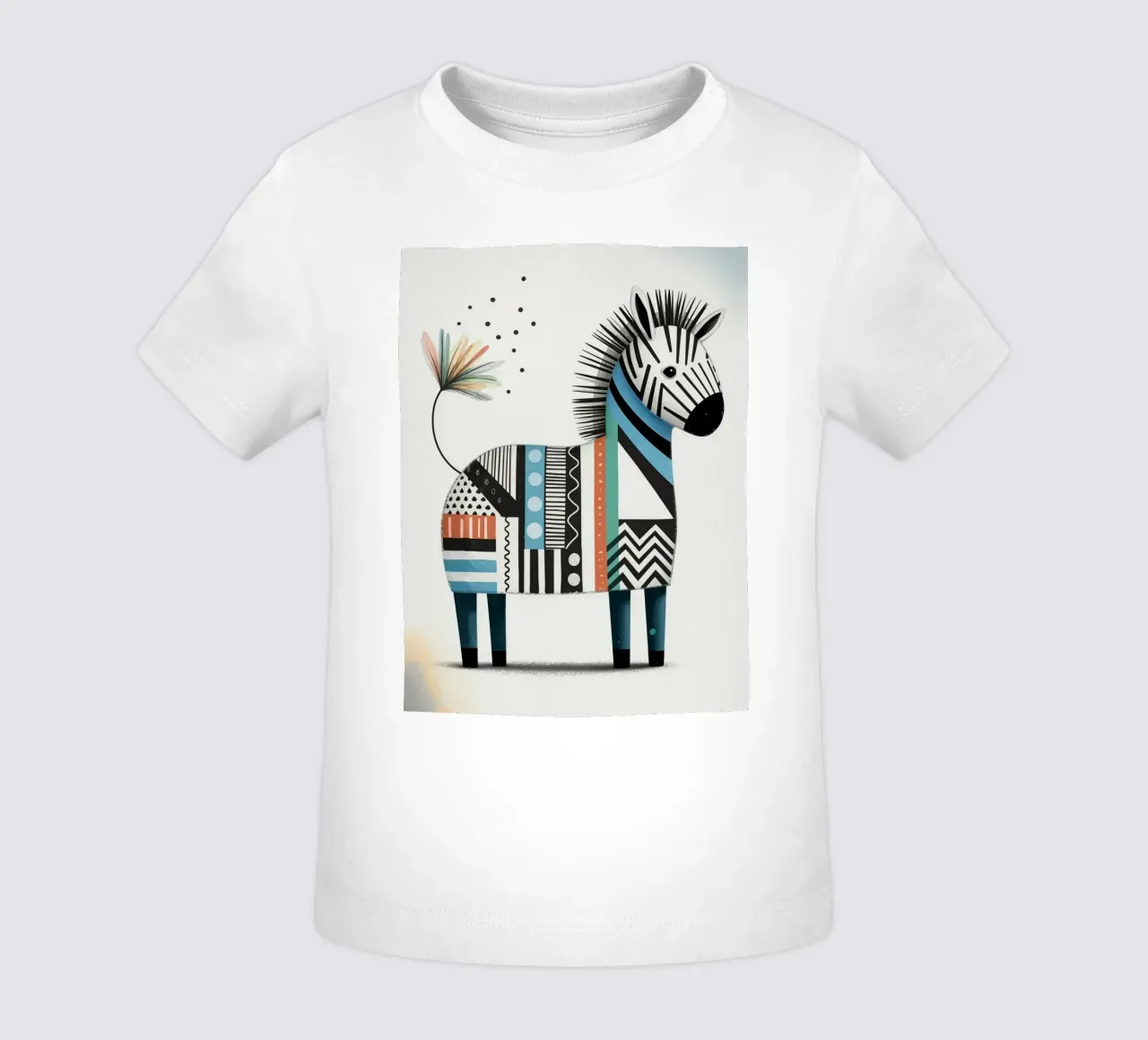 Happy Zebra baby t-shirt by Klitzeklein