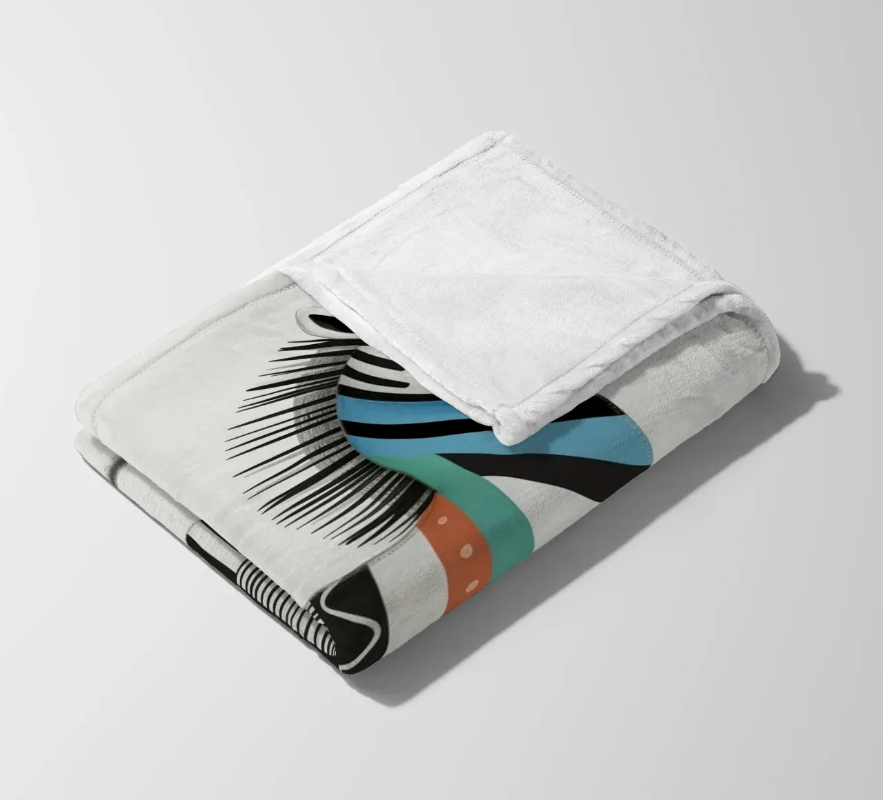 Happy Zebra coperta in pile da Klitzeklein