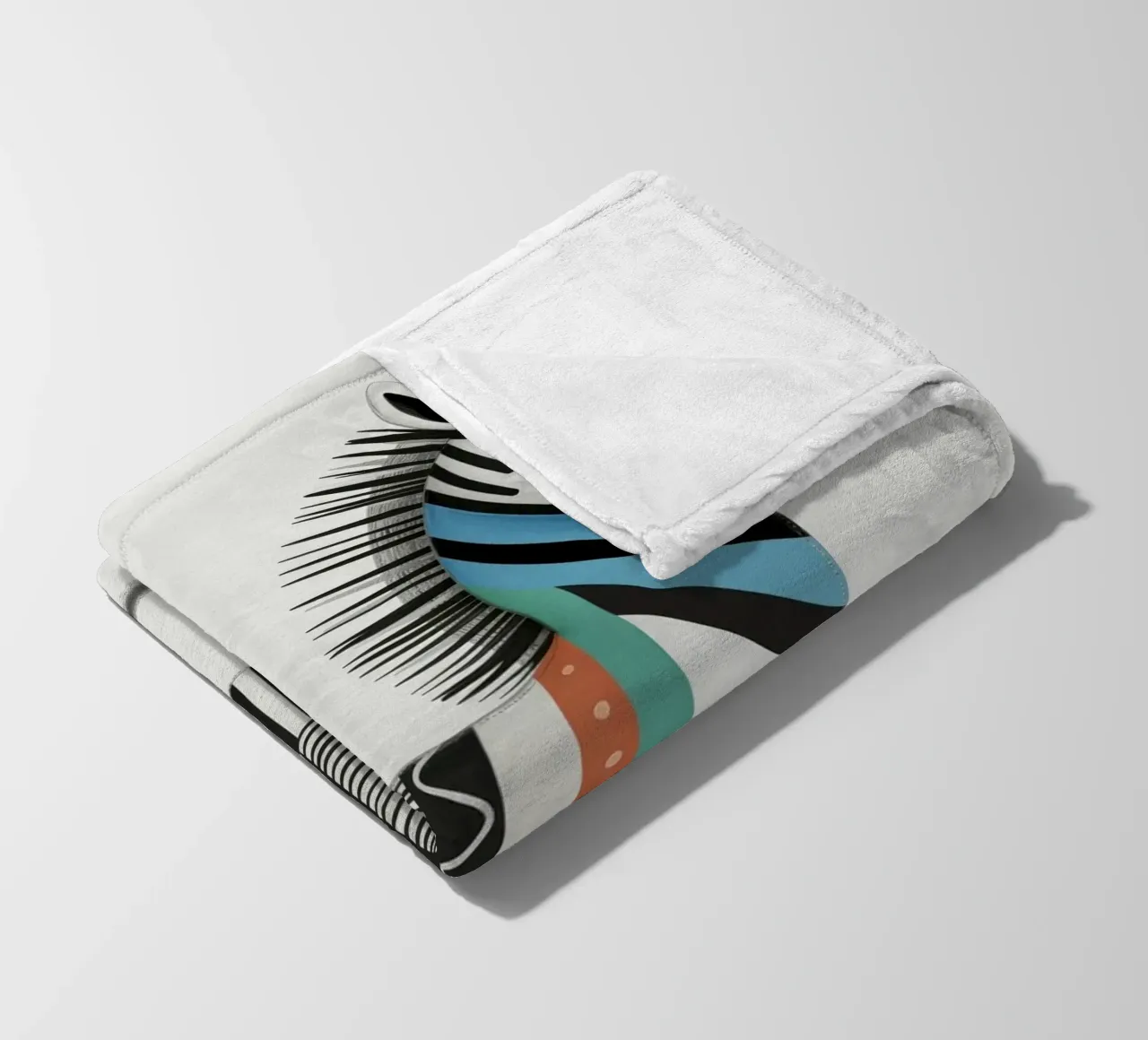 Happy Zebra coperta in pile da Klitzeklein