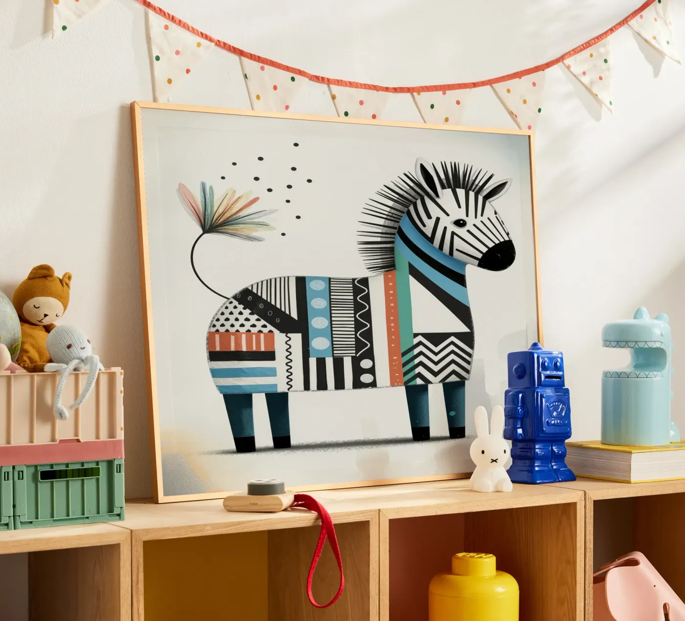 Happy Zebra poster da Klitzeklein