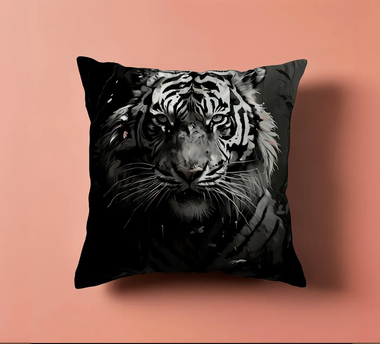 Stile_tigre_I_1 cuscino da Tierisch bunt by LK