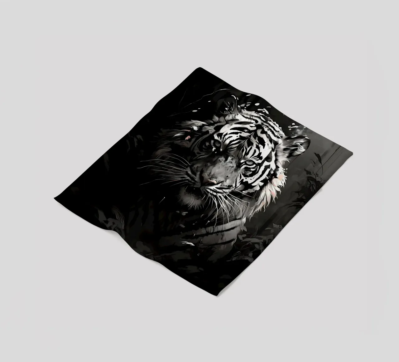 Stile_tigre_I_1 coperta in pile da Tierisch bunt by LK