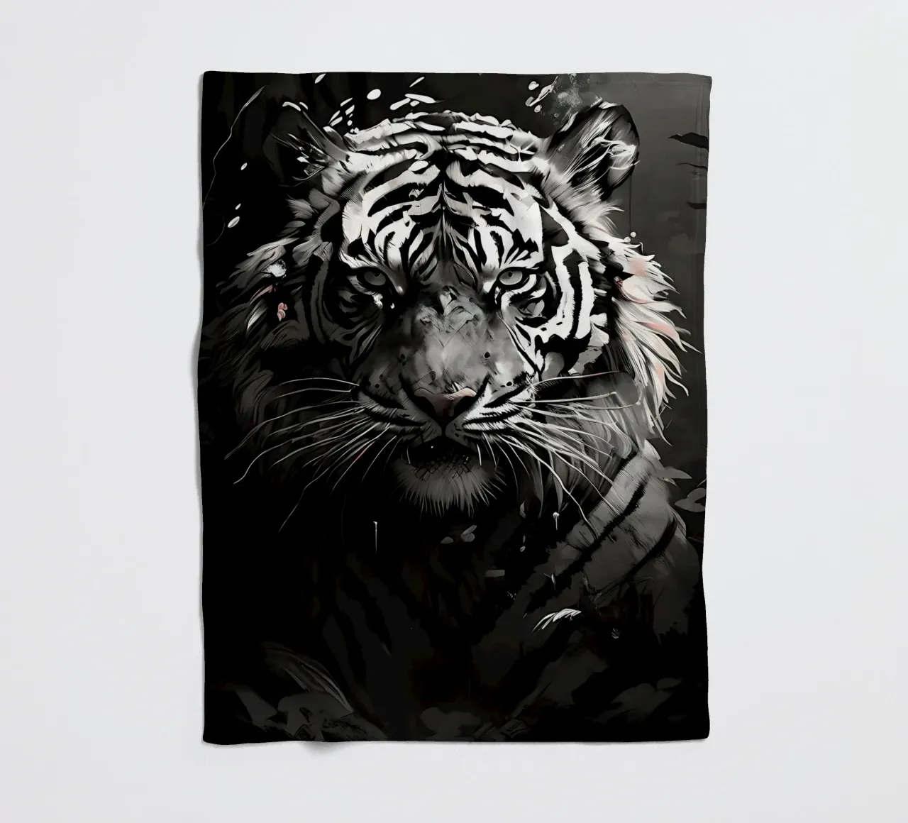Stile_tigre_I_1 coperta in pile da Tierisch bunt by LK