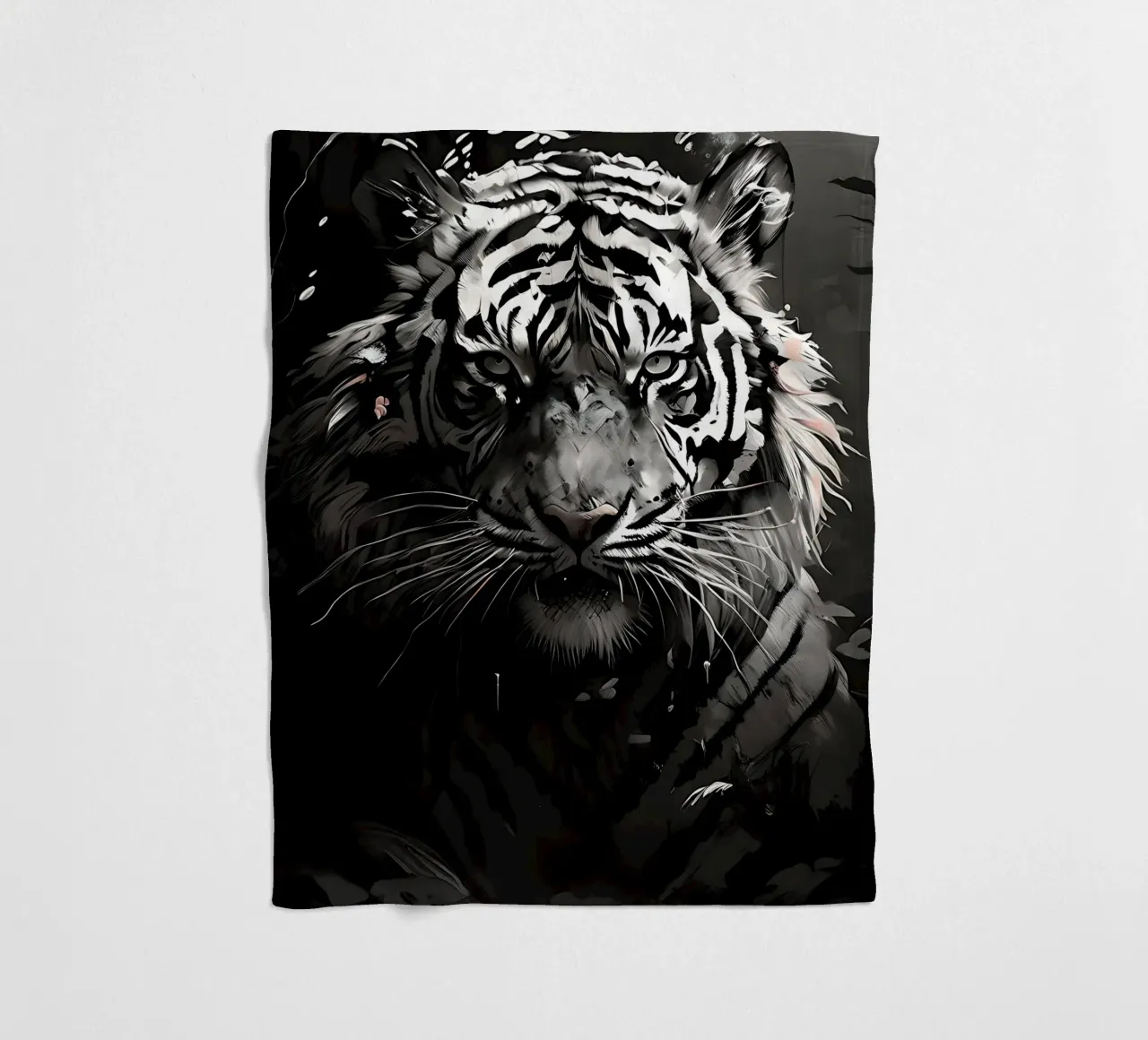Stile_tigre_I_1 coperta in pile da Tierisch bunt by LK
