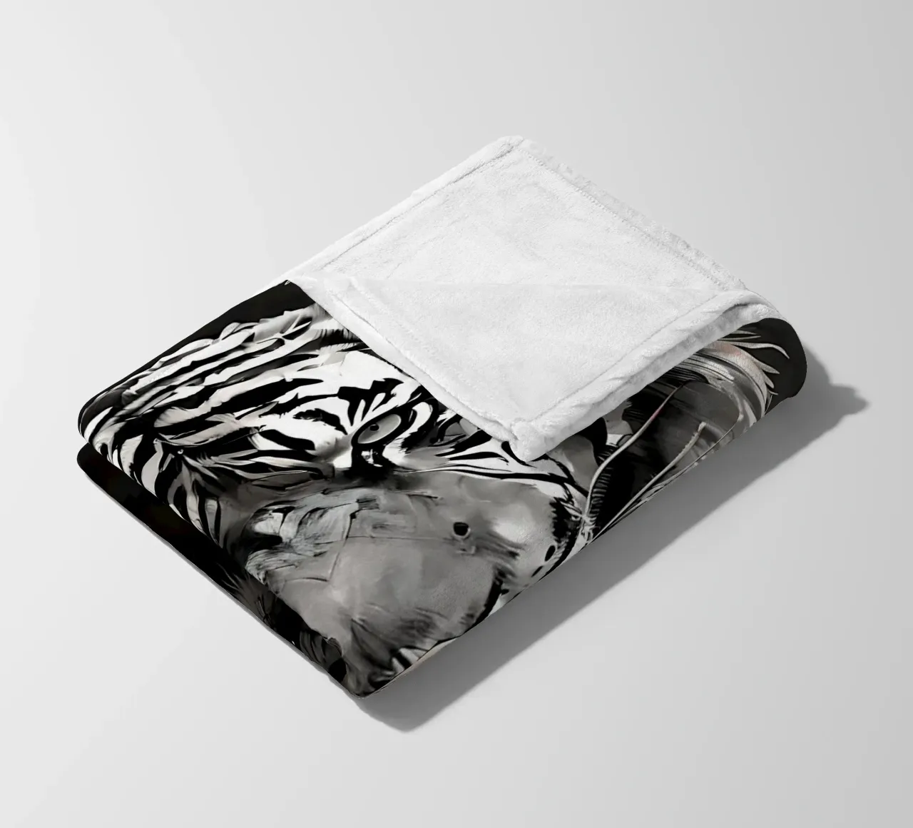 Stile_tigre_I_1 coperta in pile da Tierisch bunt by LK