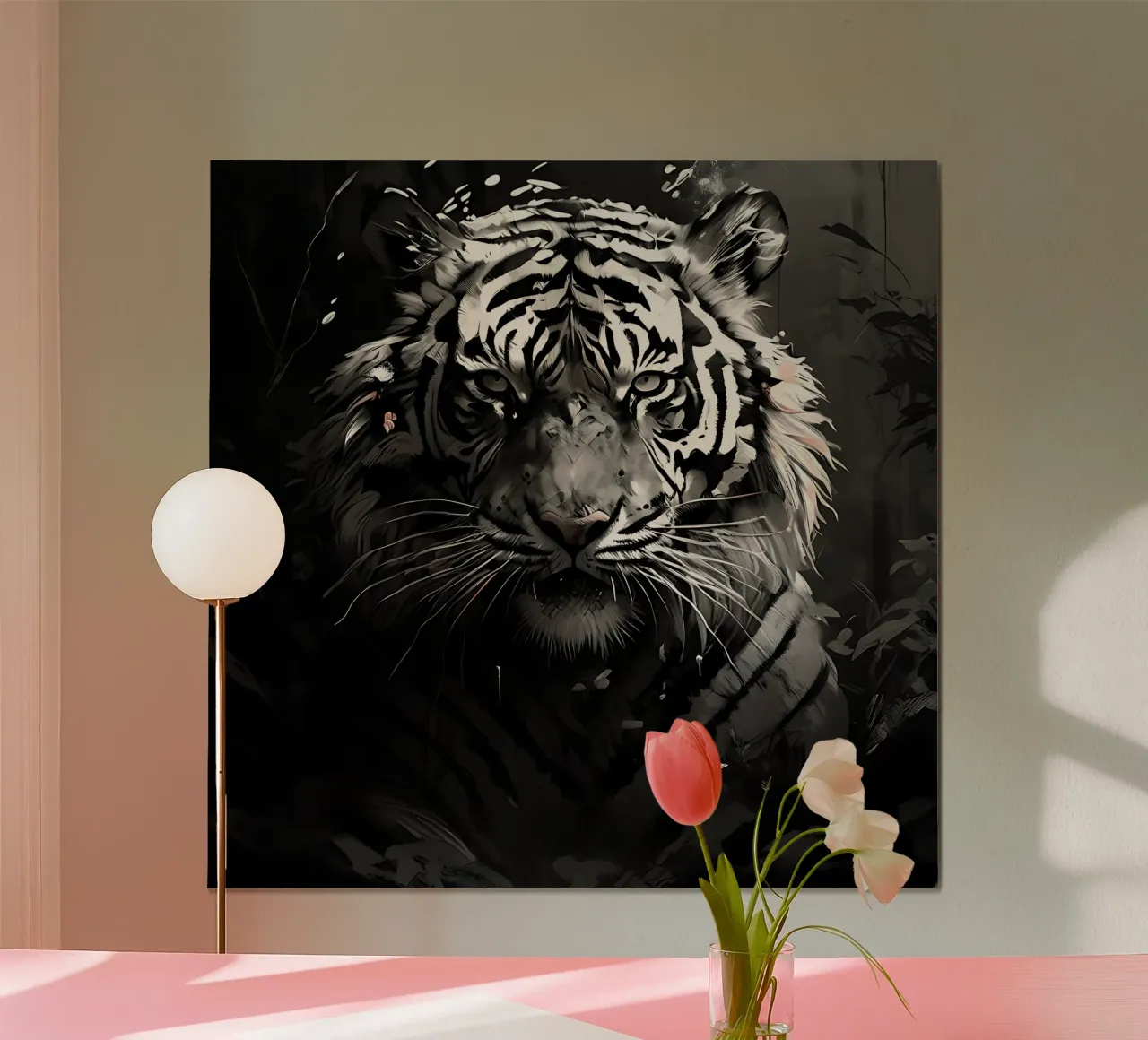 Stile_tigre_I_1 carta hahnemühle da Tierisch bunt by LK