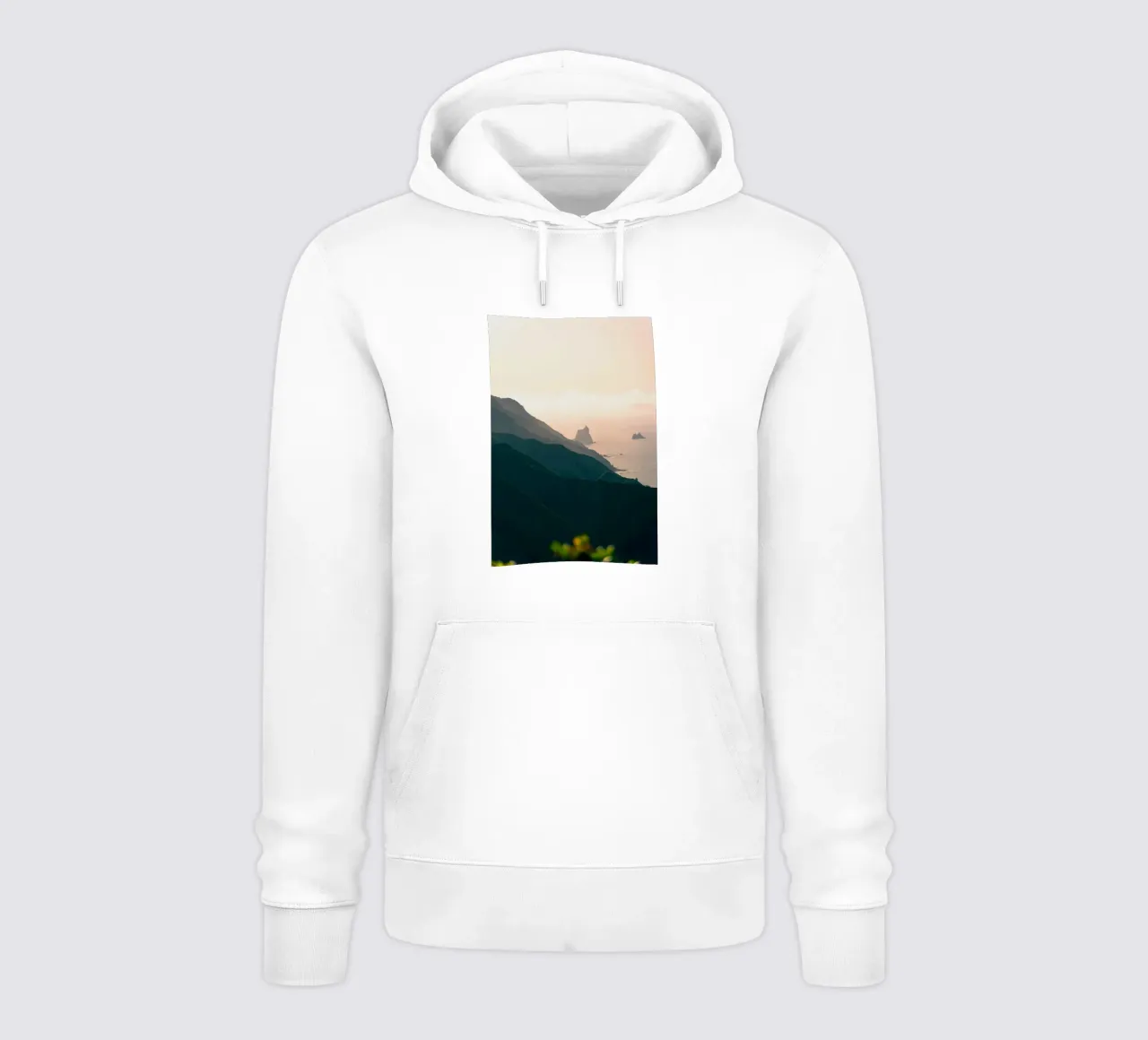 montagne oceano felpa con cappuccio da Earthly Visions