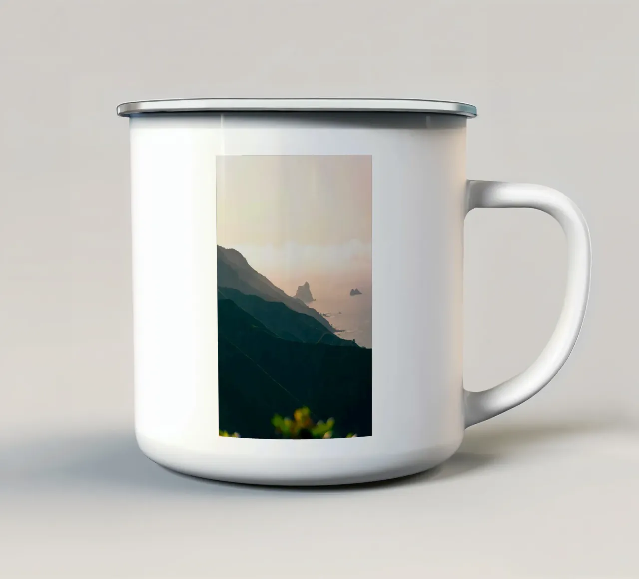 montagne oceano tazza in smalto da Earthly Visions