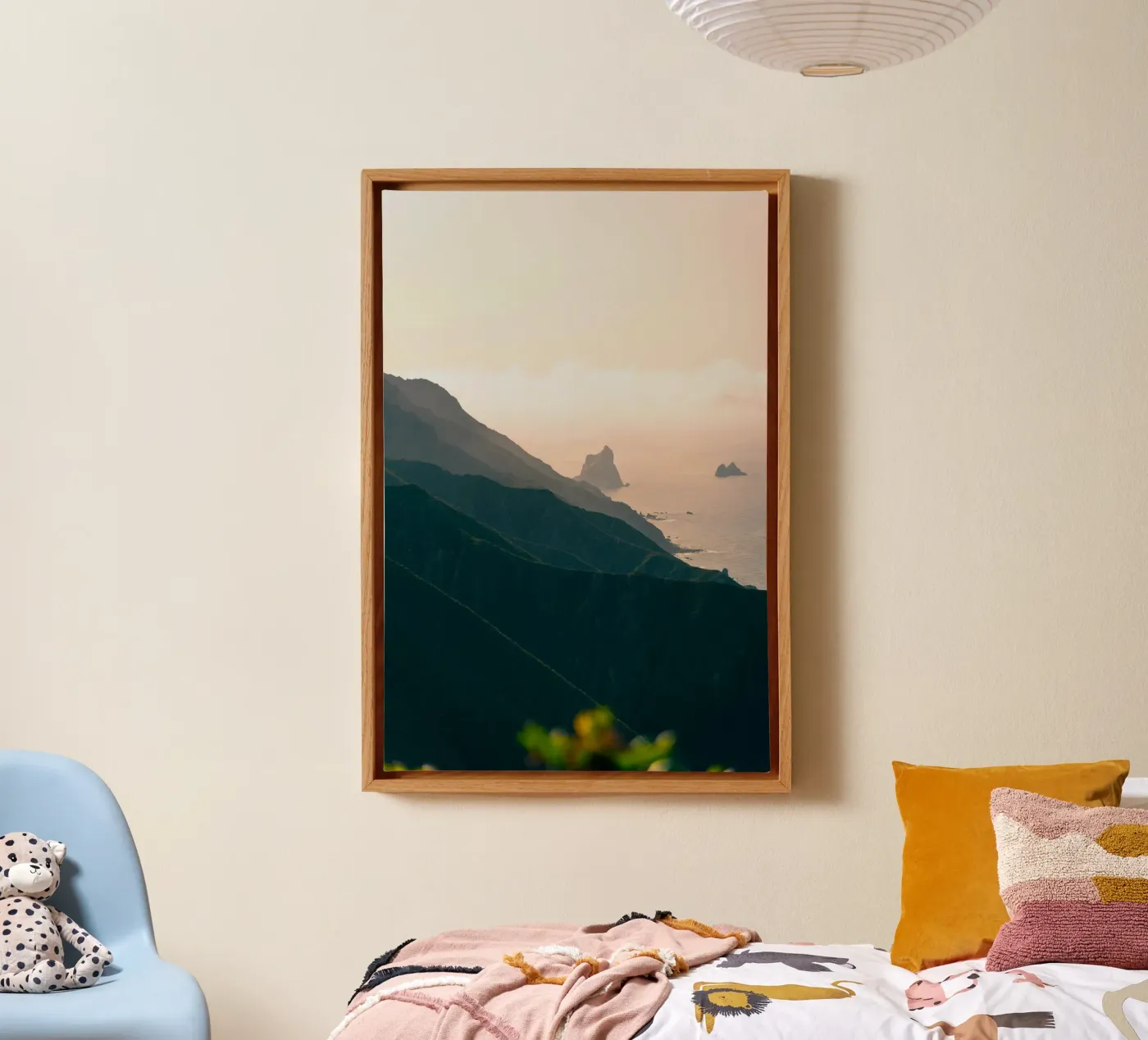 mountains ocean canvas by Earthly Visions