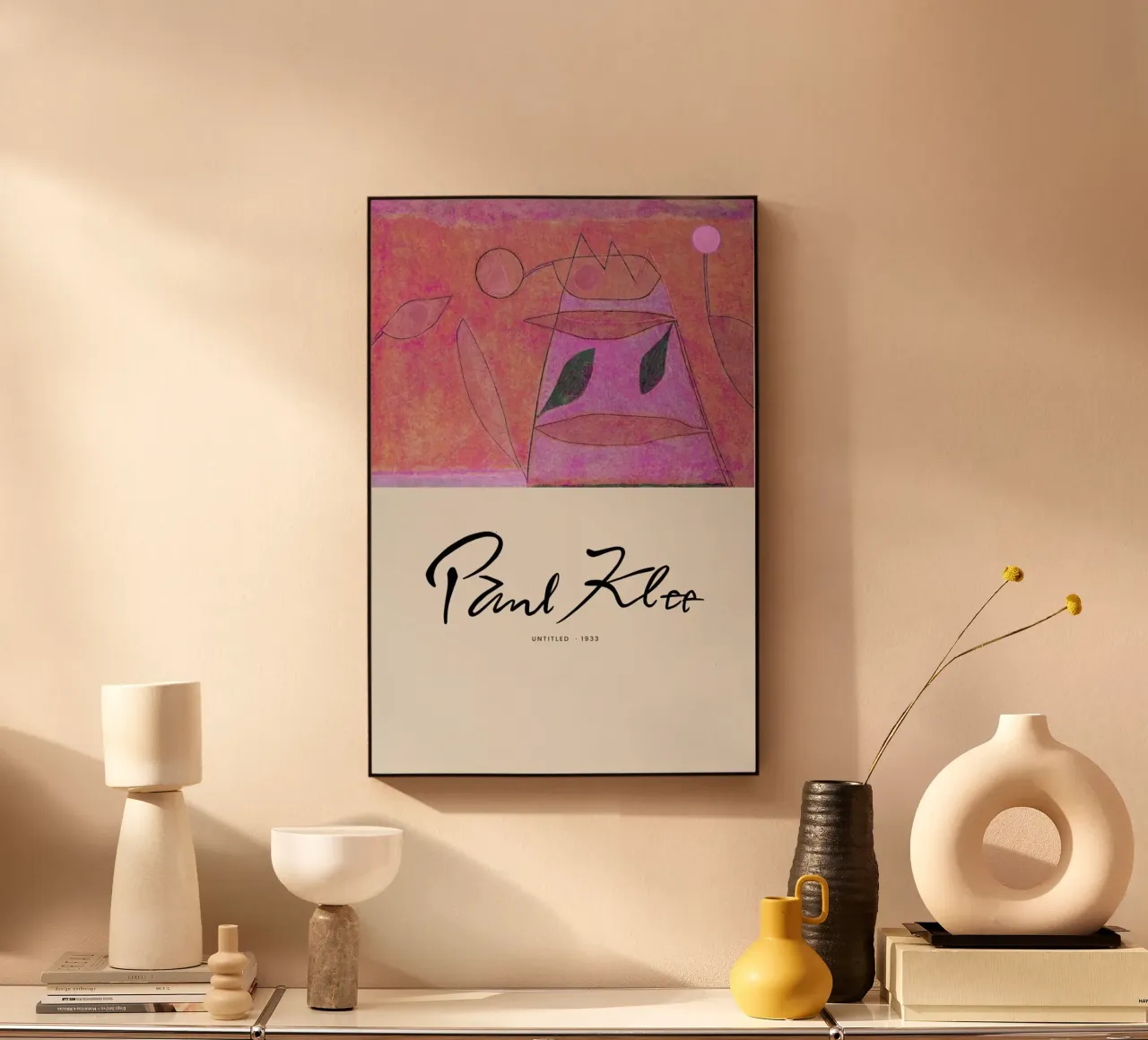 Klee - Untitled alluminio dibond da Vintage by JUNIQE