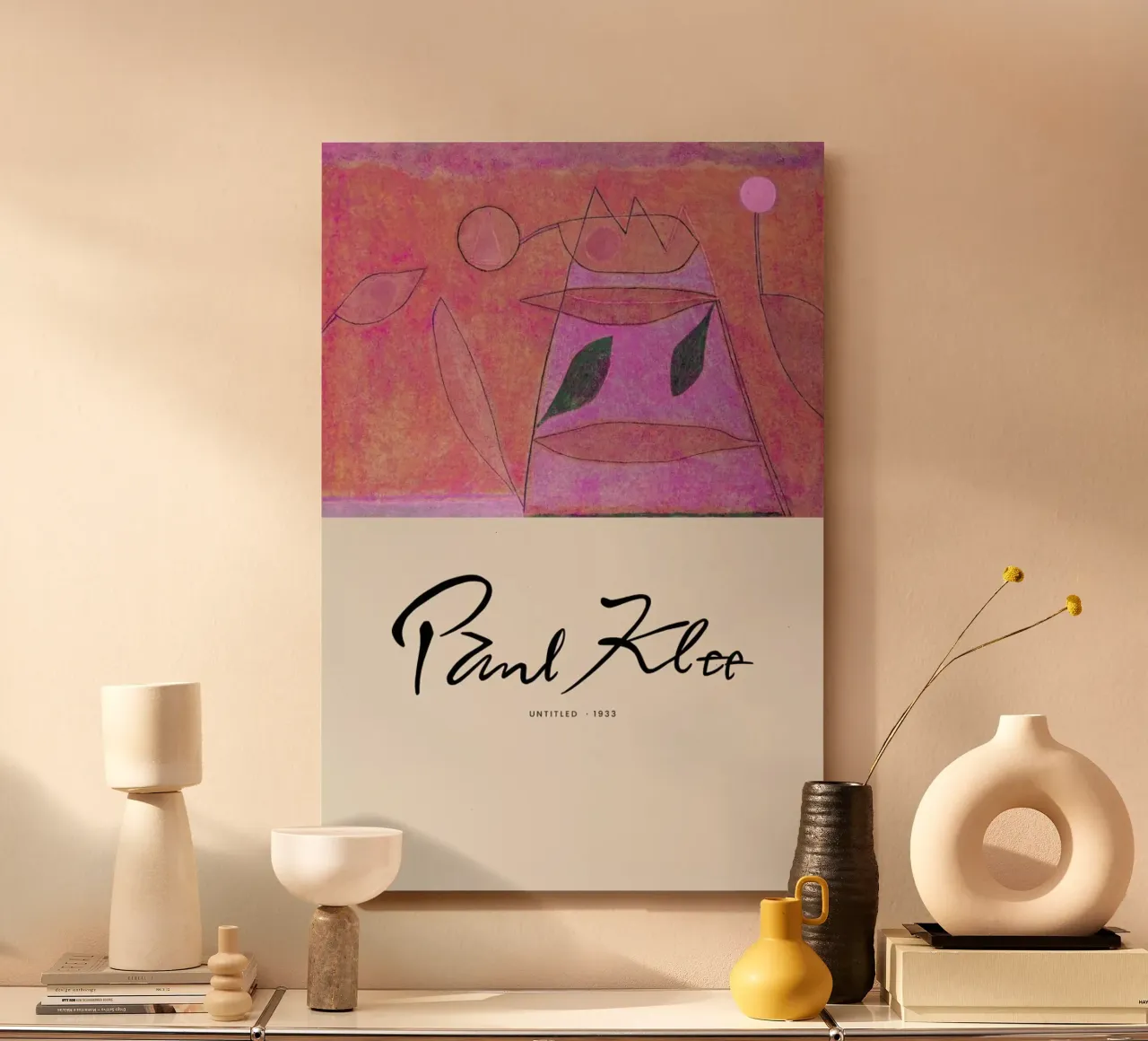 Klee - Untitled alluminio dibond da Vintage by JUNIQE