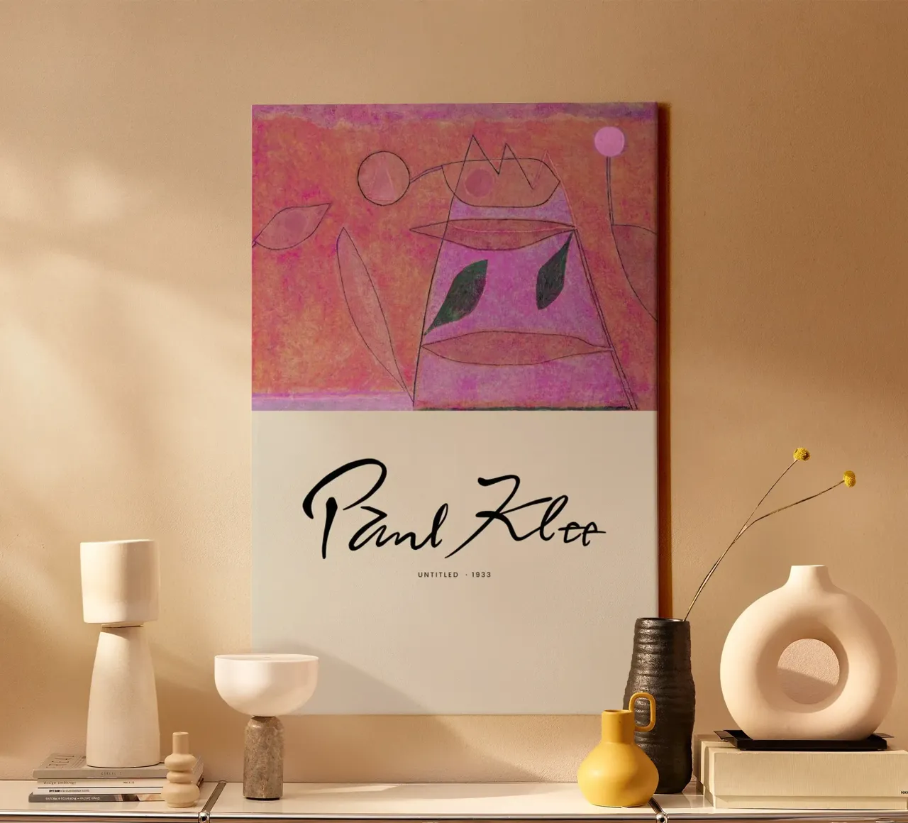 Klee - Untitled canvas by Vintage by JUNIQE