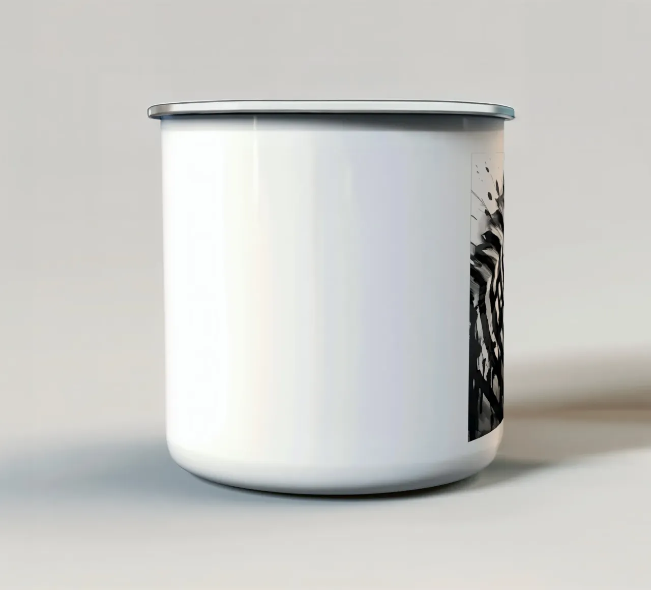 Stile_Zebra_I_1 tazza in smalto da Tierisch bunt by LK