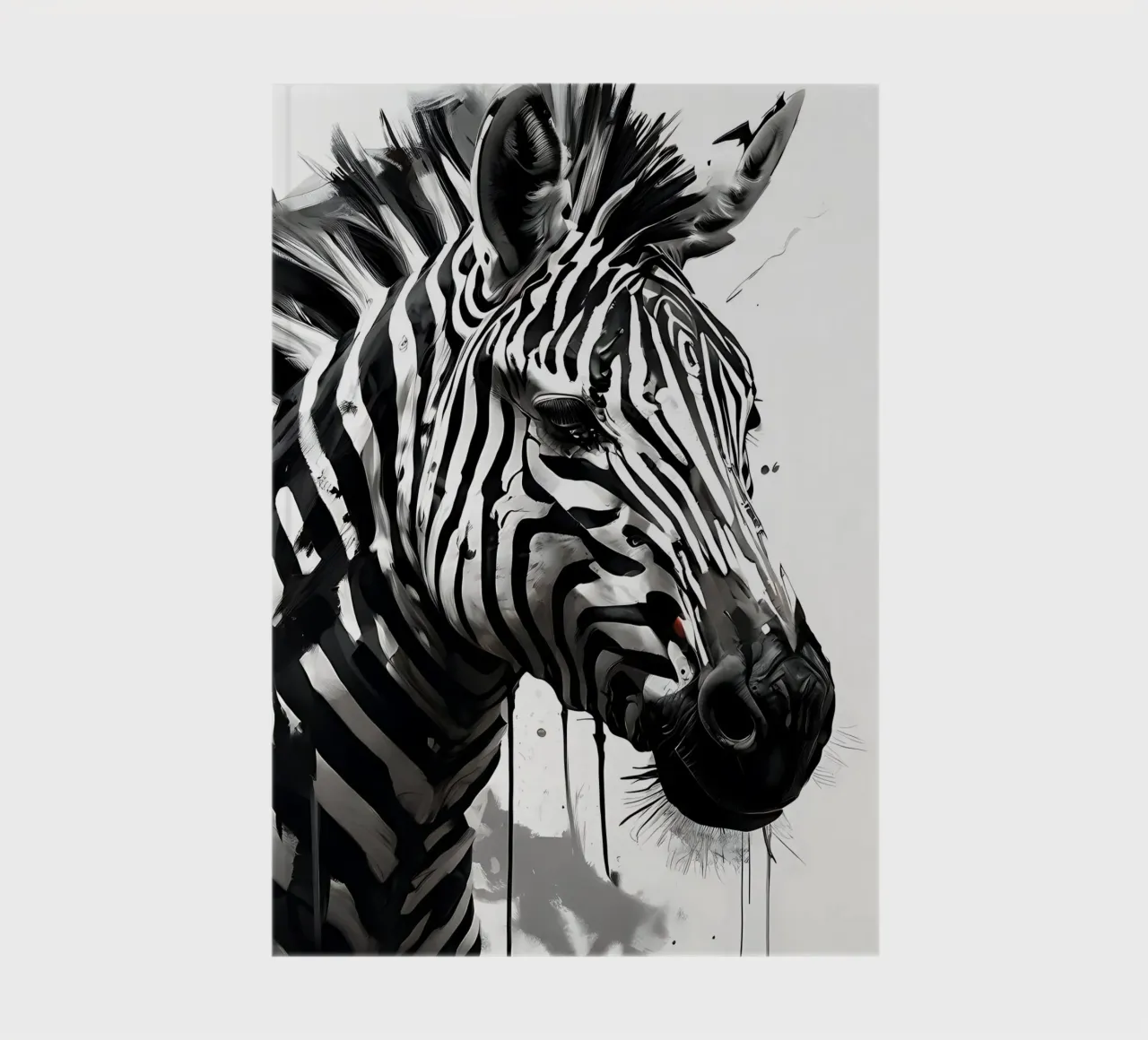 Zebra_style_I_1 notebook by Tierisch bunt by LK