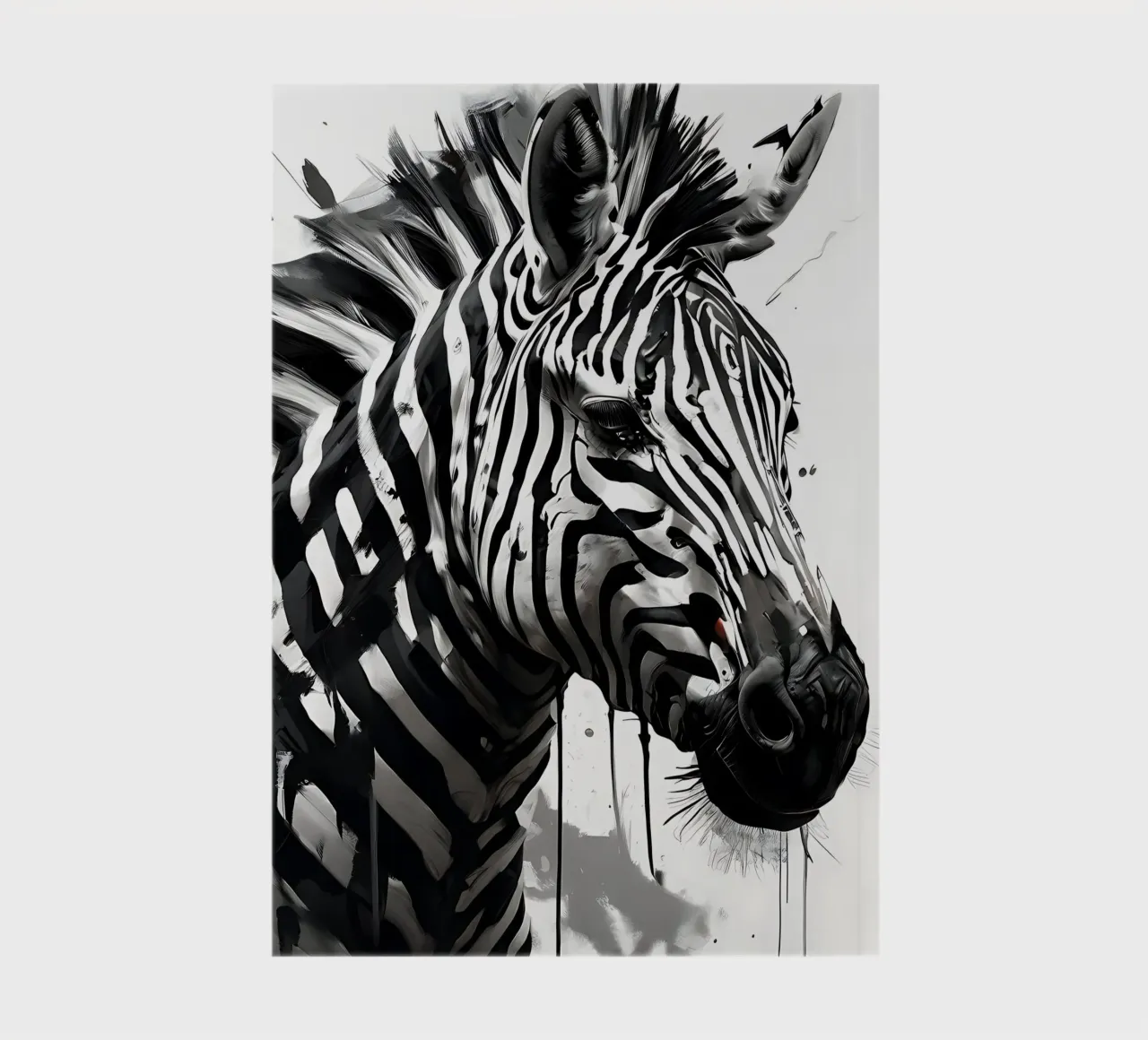 Zebra_style_I_1 notebook by Tierisch bunt by LK