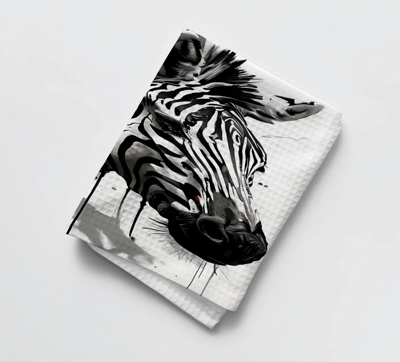 Stile_Zebra_I_1 canovaccio da cucina da Tierisch bunt by LK