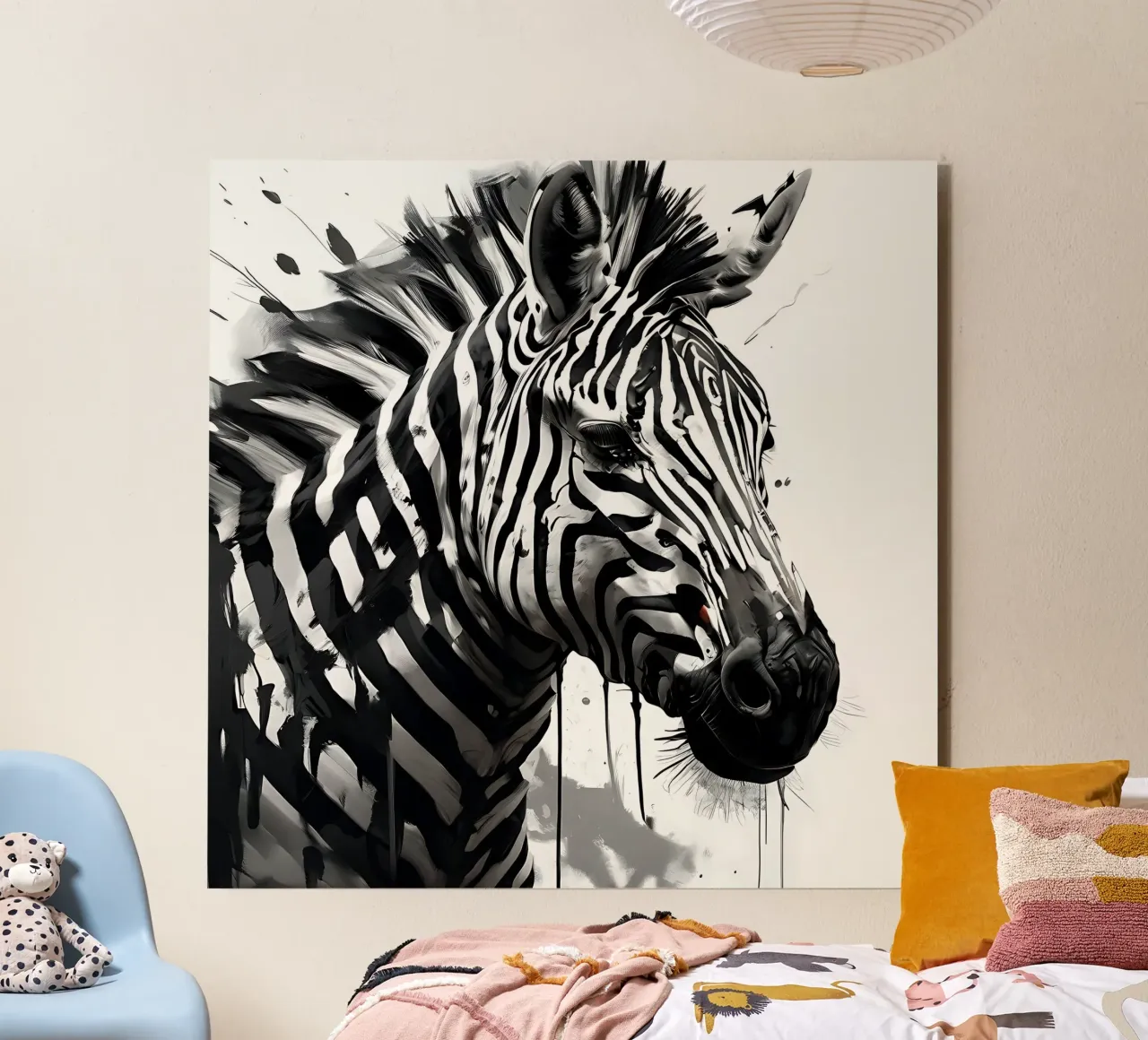 Stile_Zebra_I_1 alluminio dibond da Tierisch bunt by LK