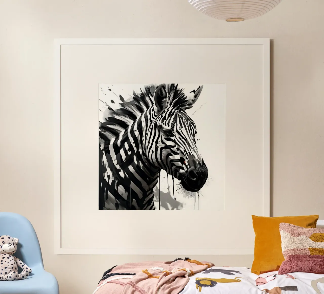 Stile_Zebra_I_1 poster da Tierisch bunt by LK